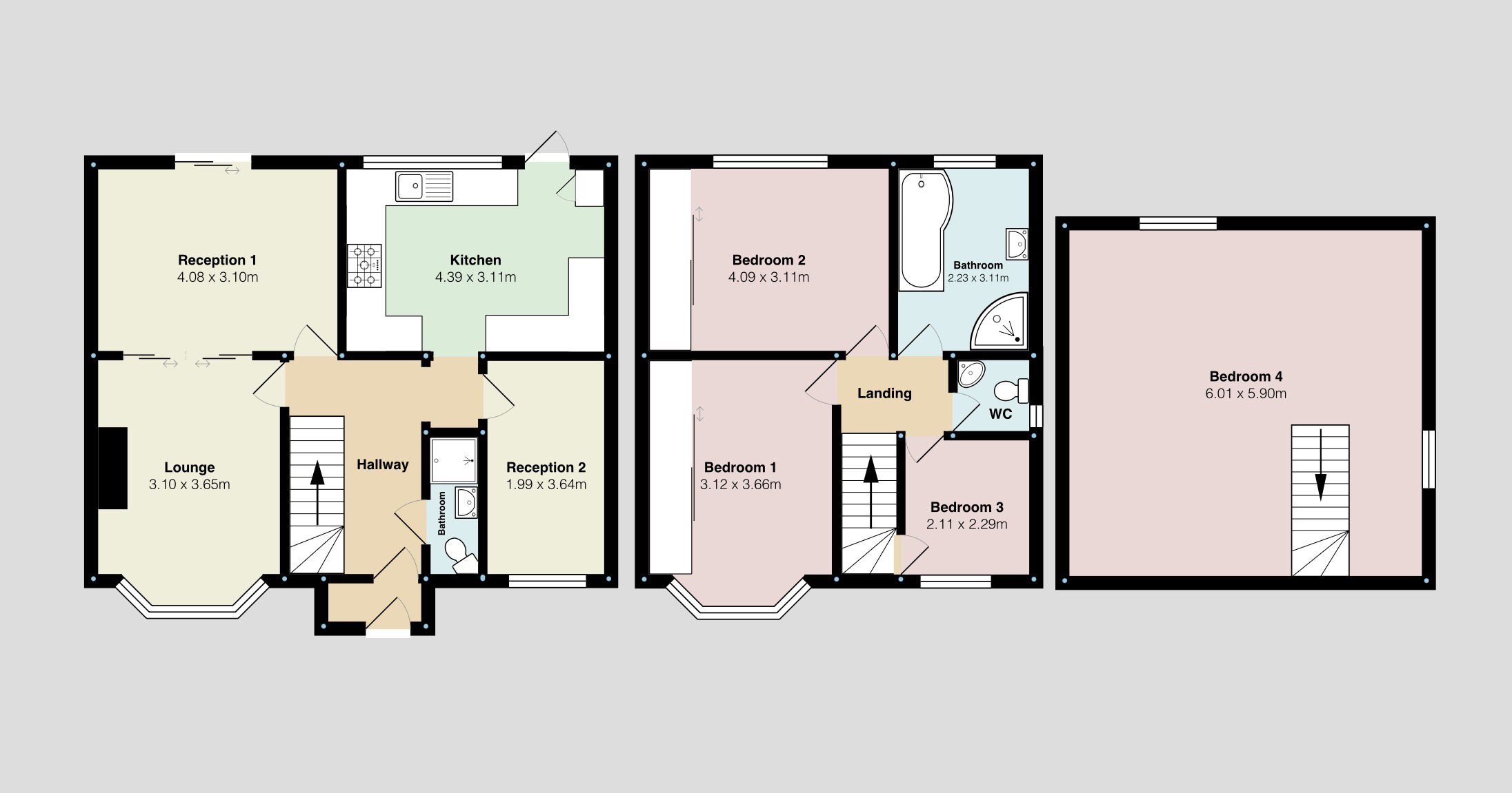 81, Twycross Grove, Birmingham floorplan