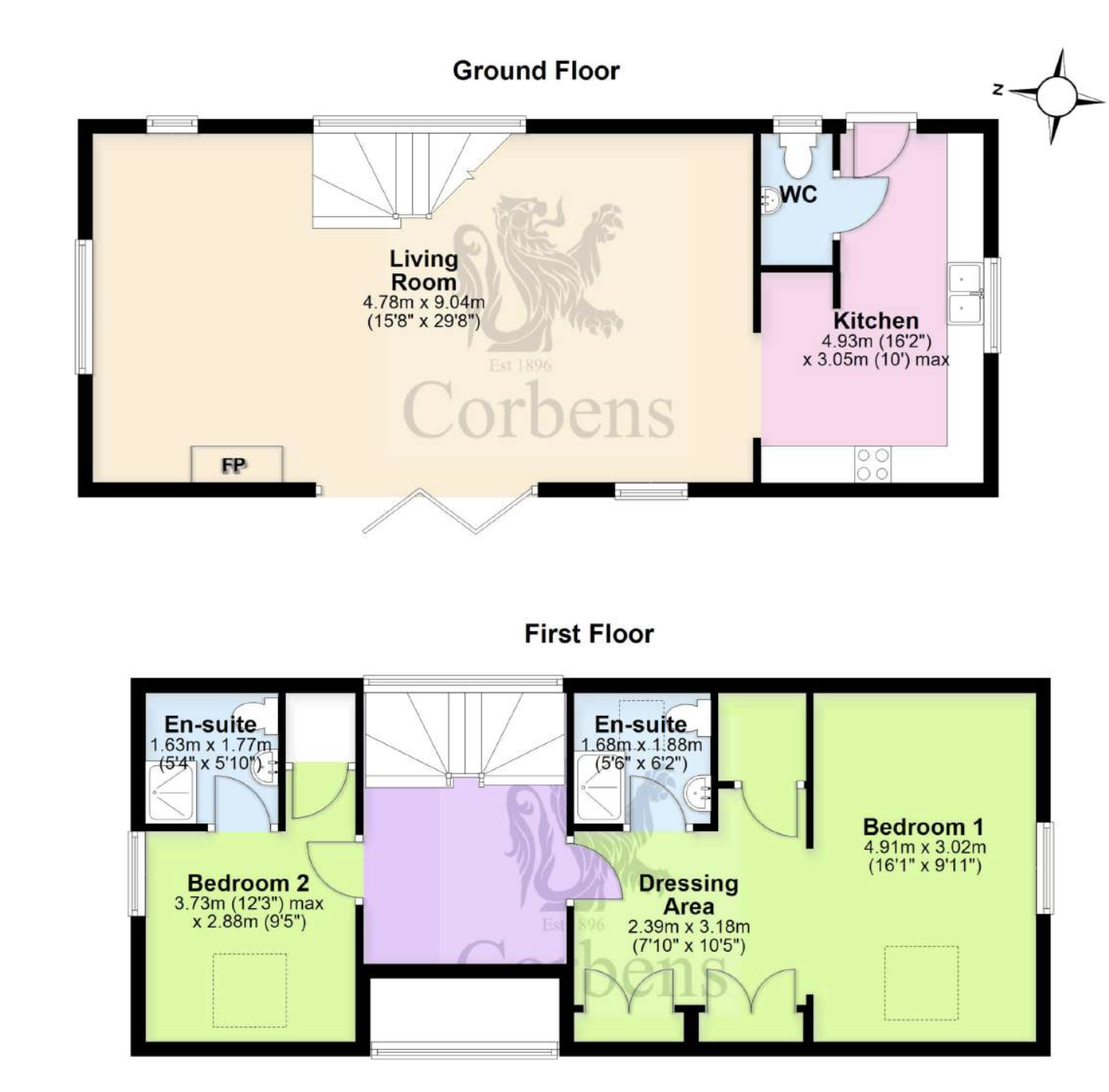 High Barn, Woodyhyde, Nr Corfe Castle floorplan