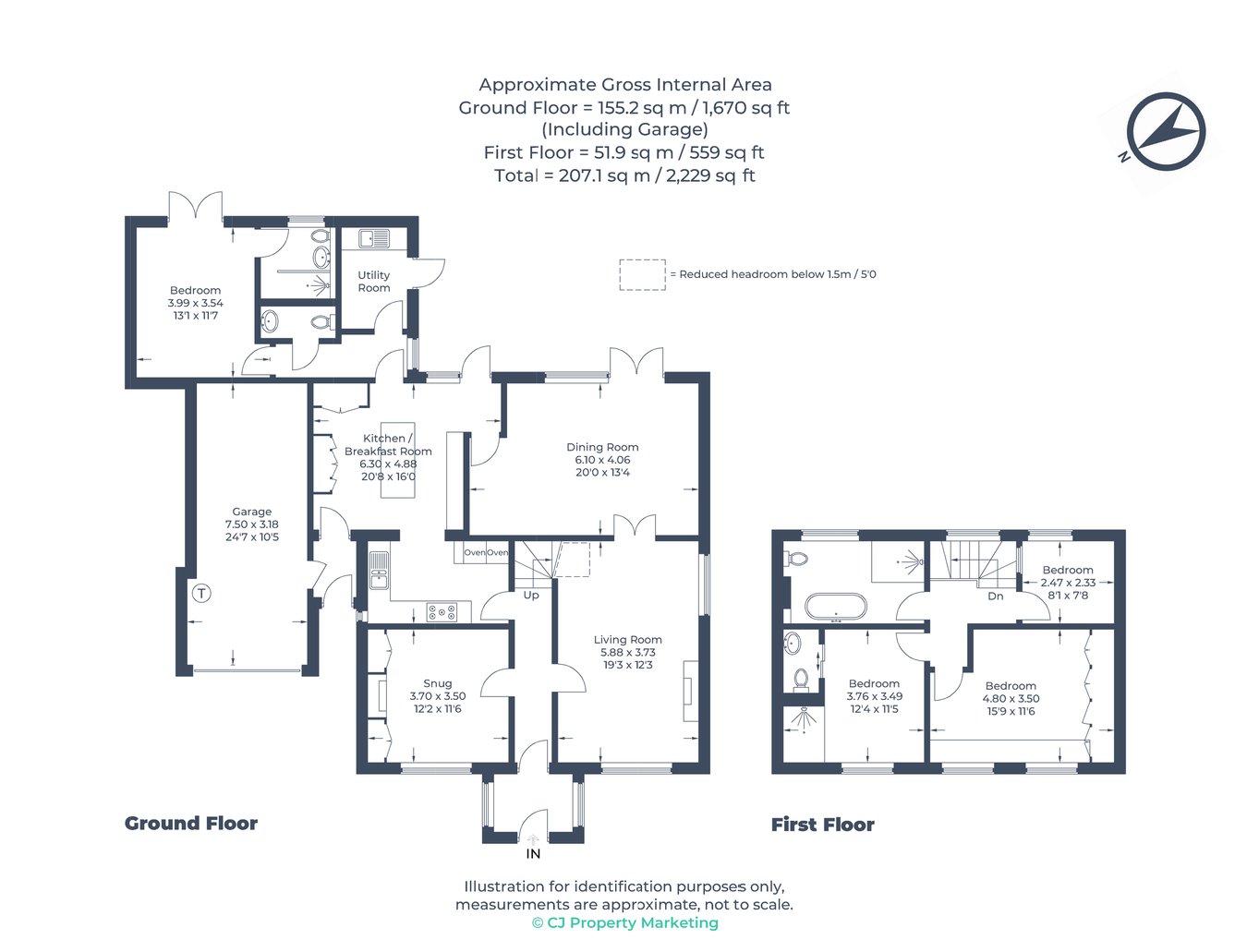 Sugar Loaf Cottage, Breachwood Green, Hitchin floorplan