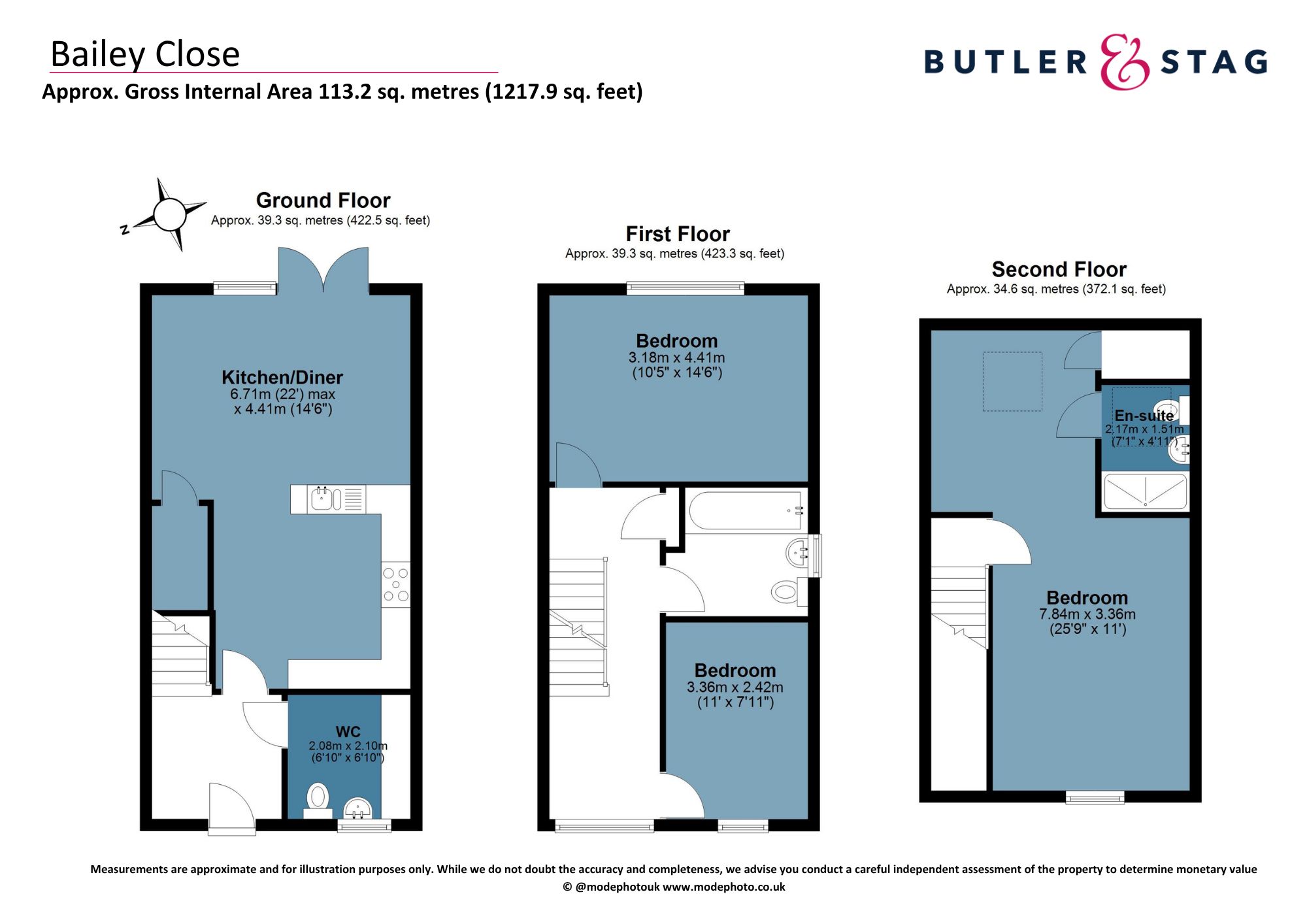 6 Bailey Close, Bishop's Stortford floorplan