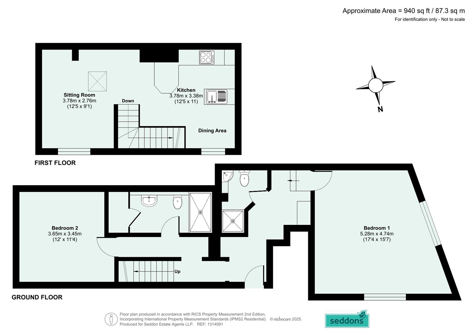 2, Church Walk, Dulverton floorplan