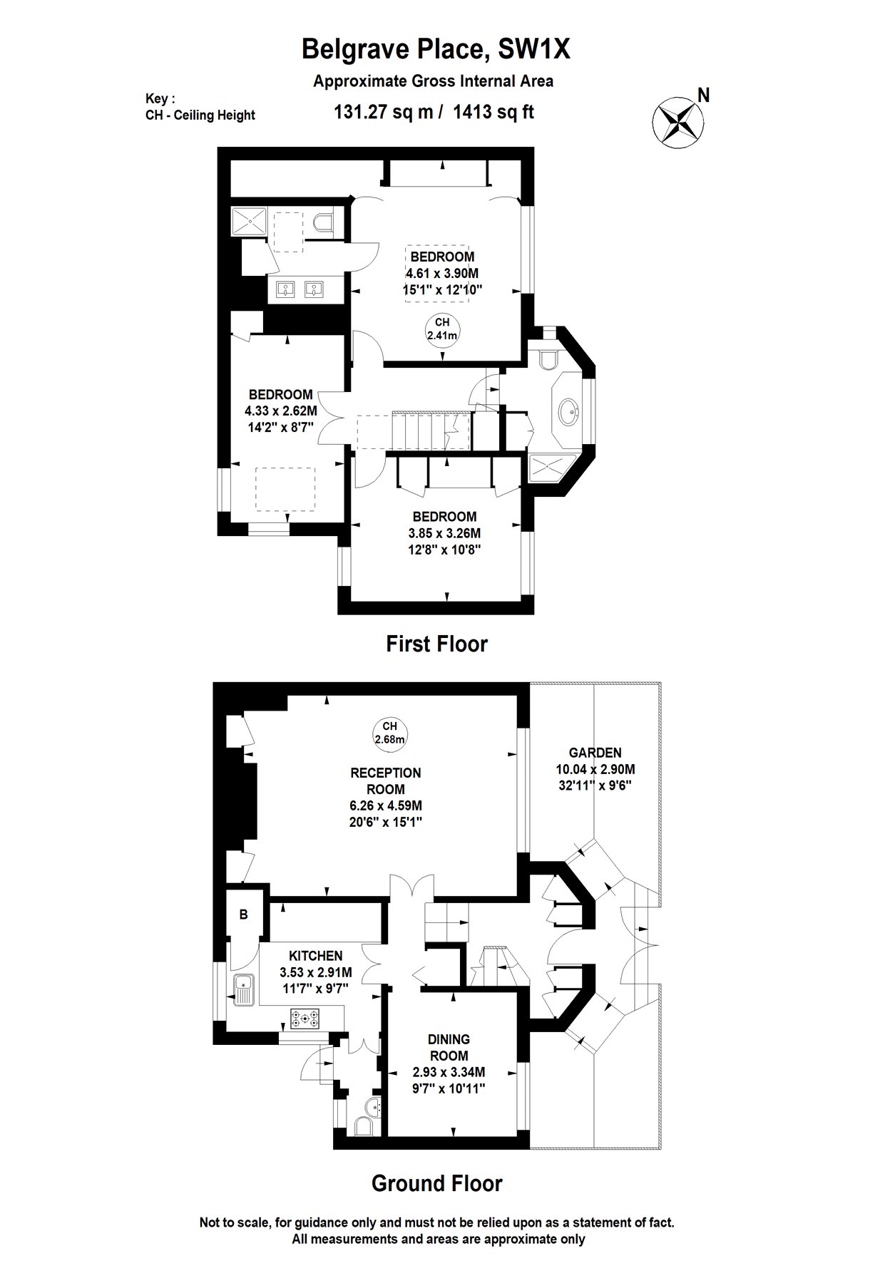 7, Belgrave Place, London floorplan