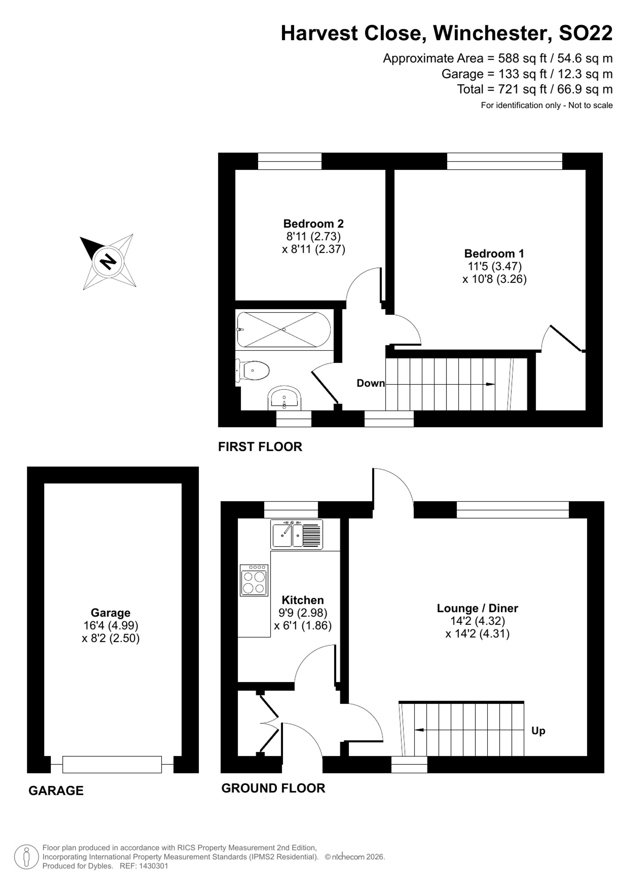 25 Harvest Close, Winchester floorplan