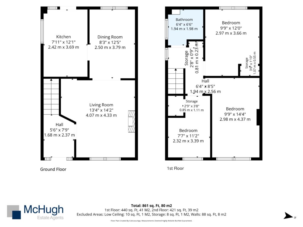 50, Blantyre Crescent, Clydebank floorplan