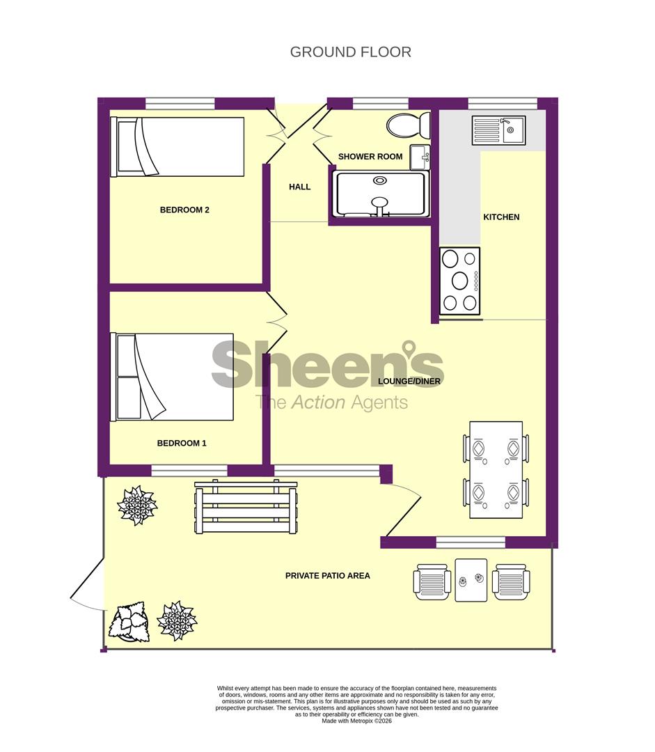18, Castlehill Park, London Road, Great Clacton floorplan