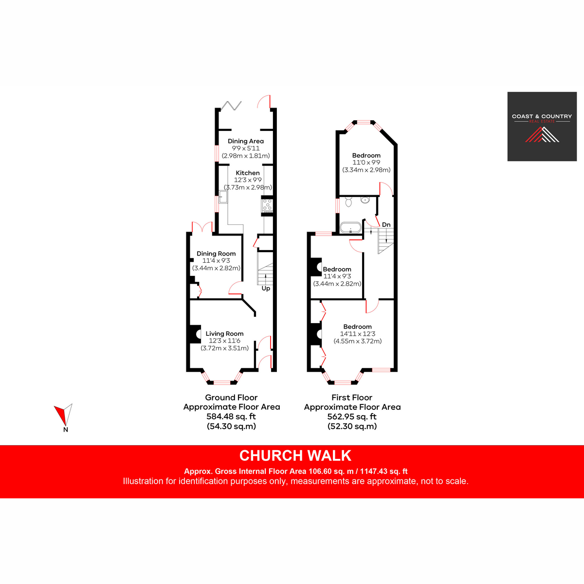 64, Church Walk, Worthing floorplan