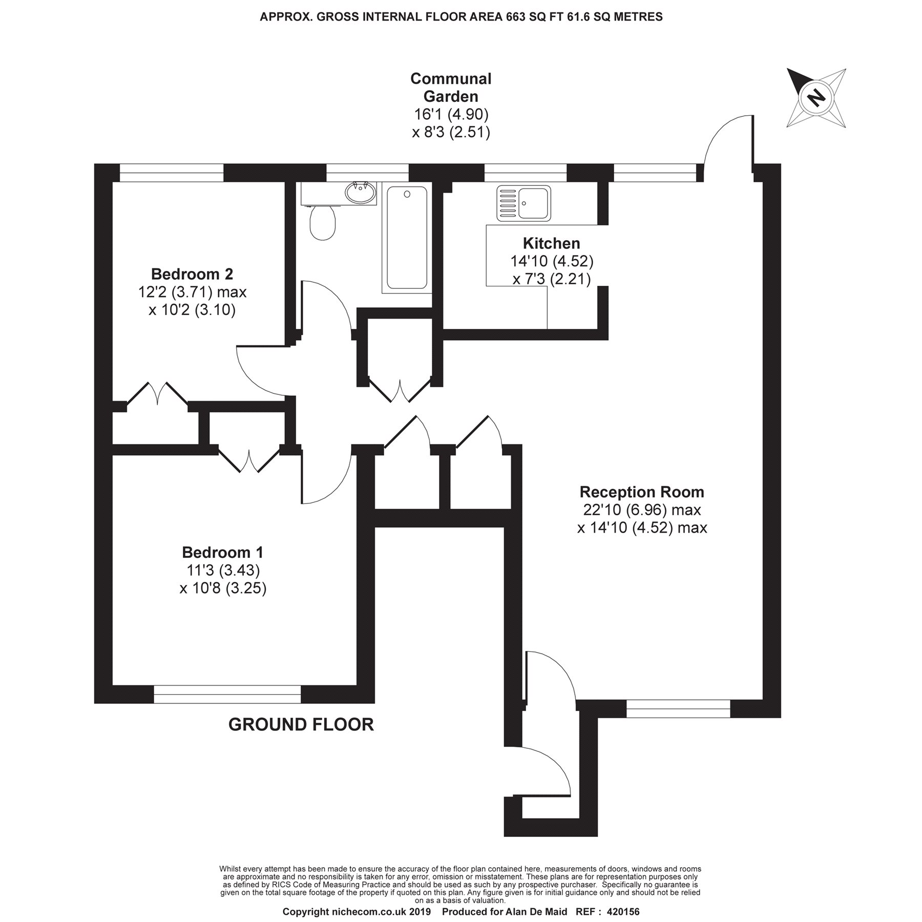 2 Bedrooms Flat for sale in Bromley Court, 30 Oaklands Road, Bromley BR1