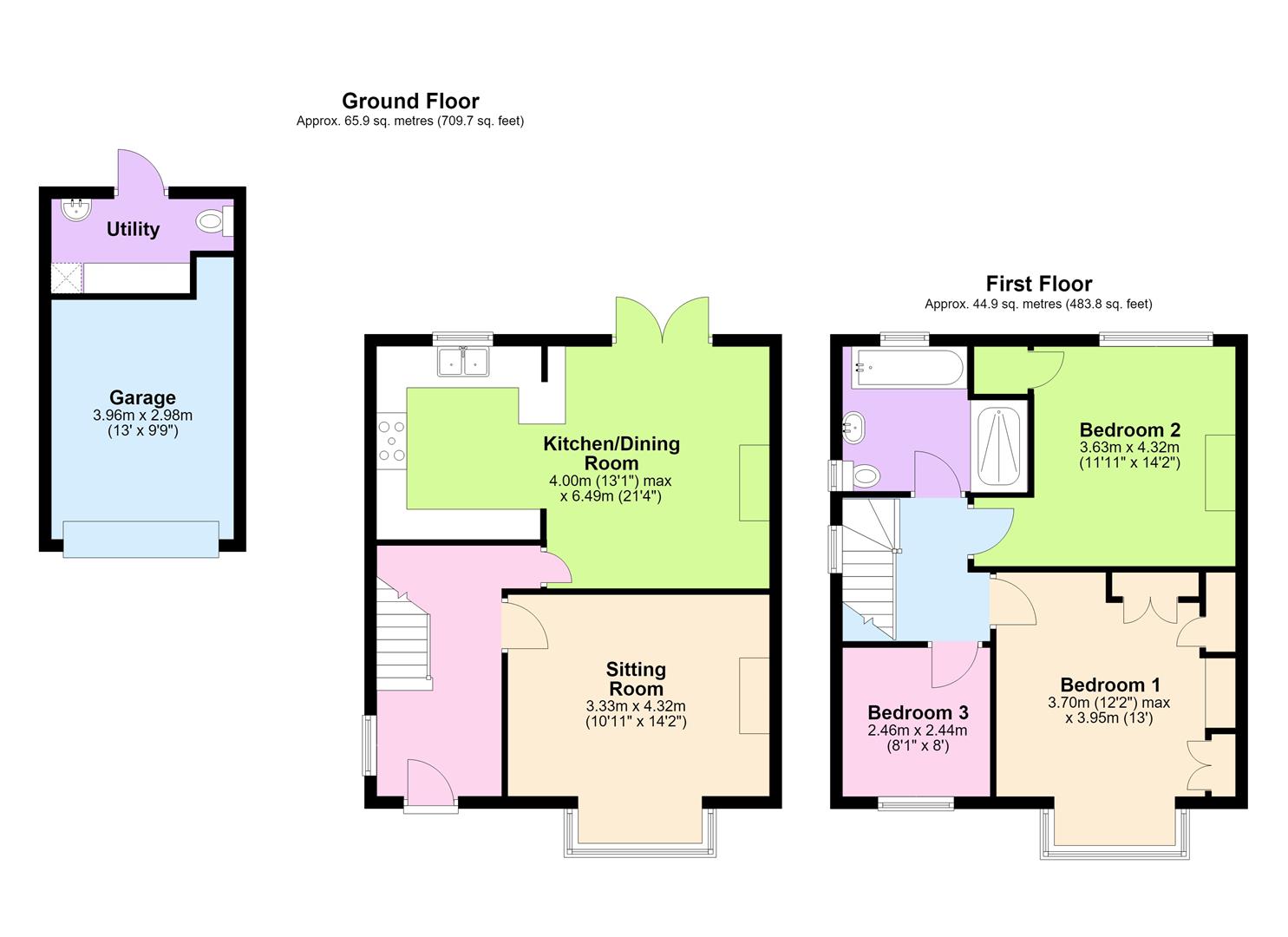 43, College Road, Hereford floorplan