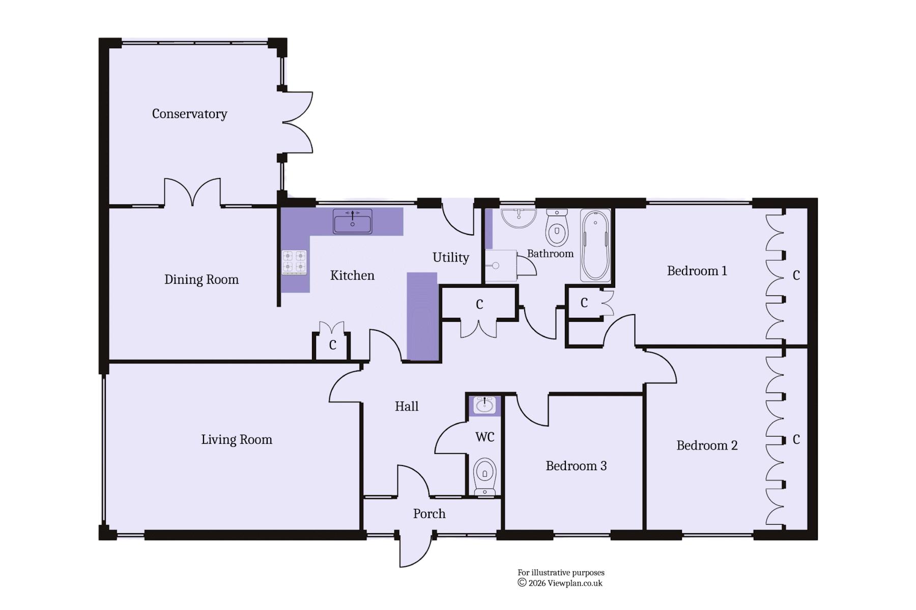 2, Minehead Avenue, Sully floorplan