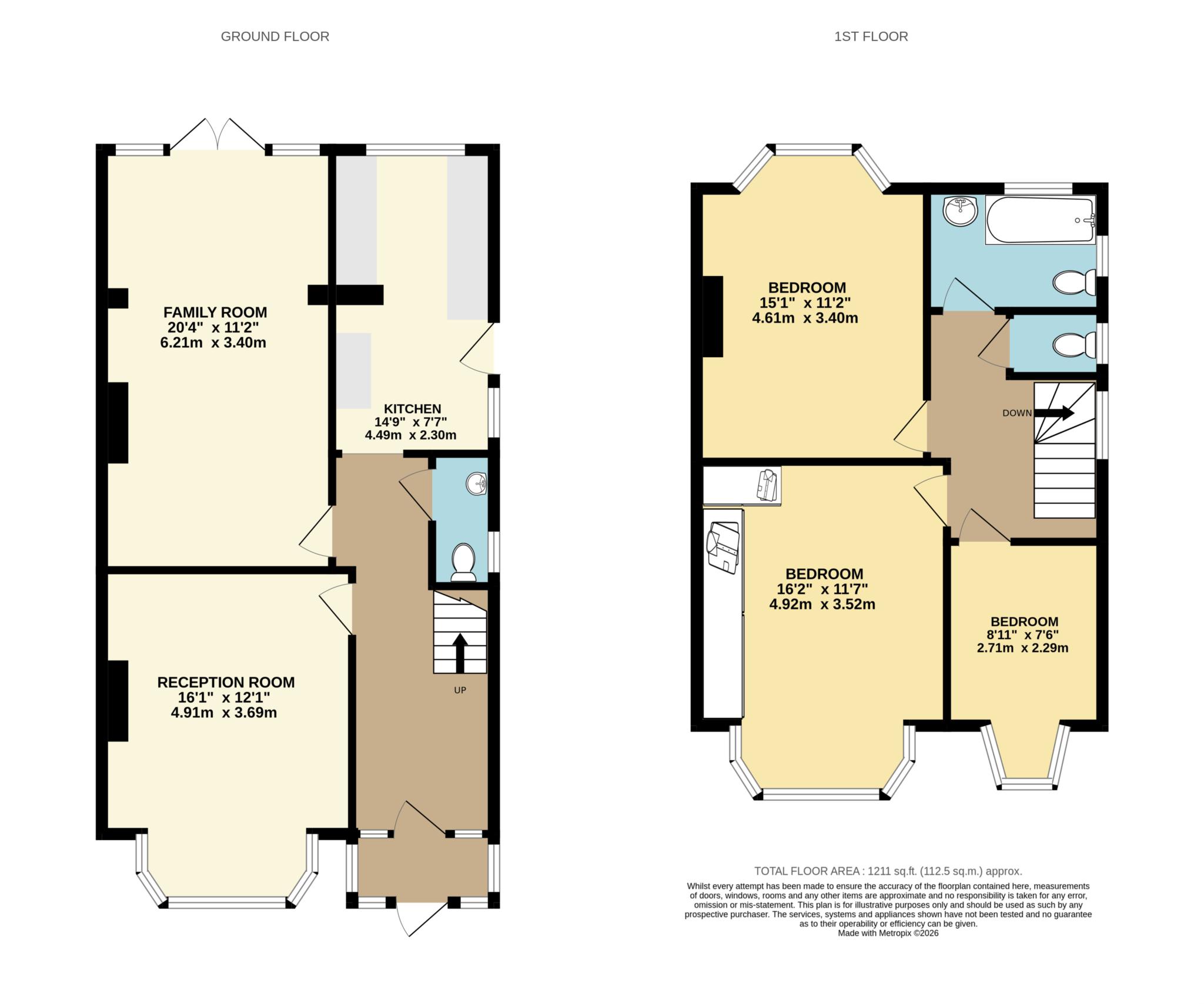 14, Van Dyck Avenue, New Malden floorplan