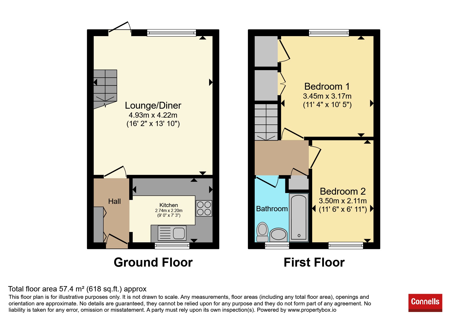 15, Booth Close, Towcester floorplan