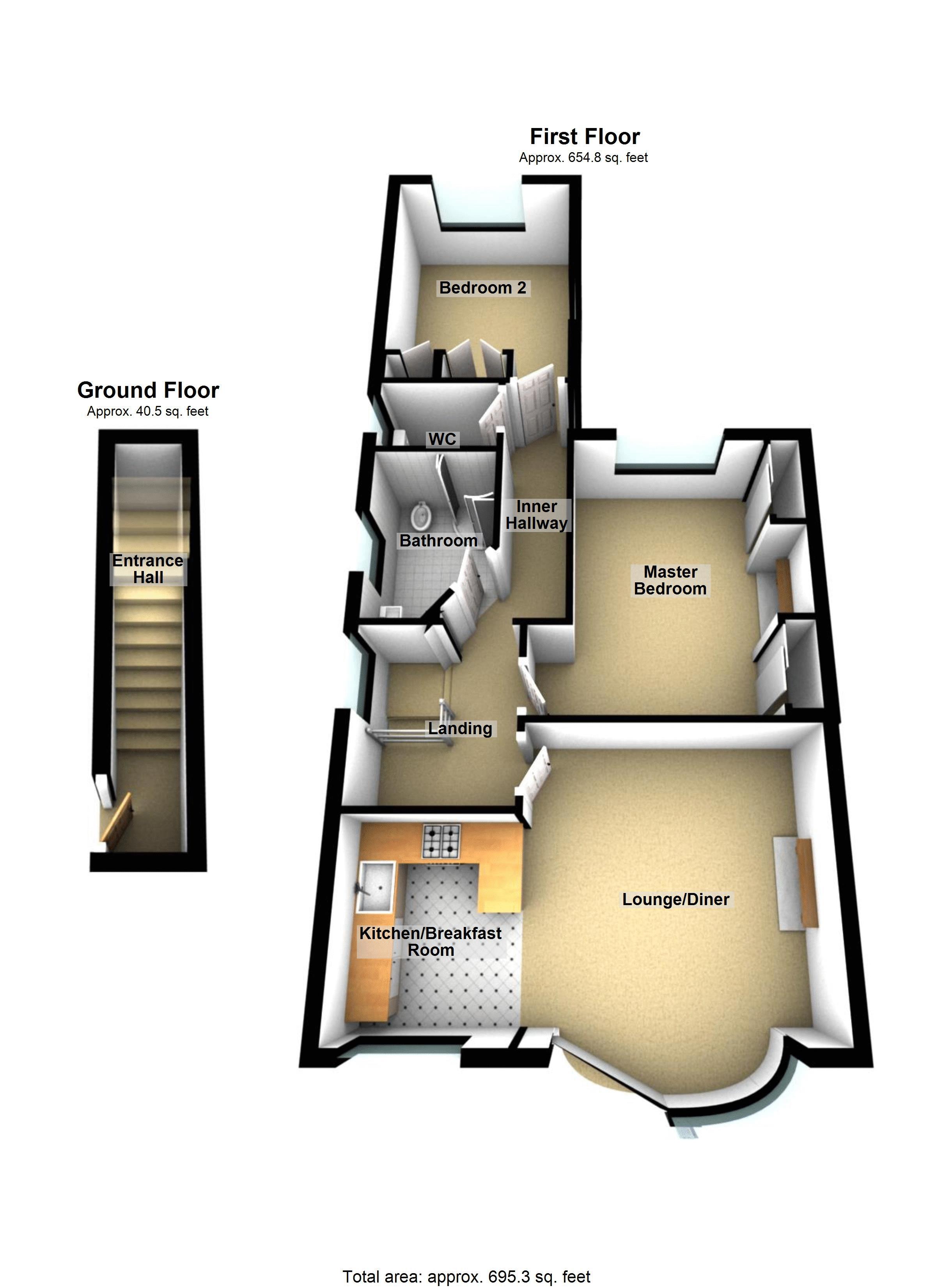 2 Bedrooms Maisonette to rent in Gloucester Road, North Harrow, Harrow HA1