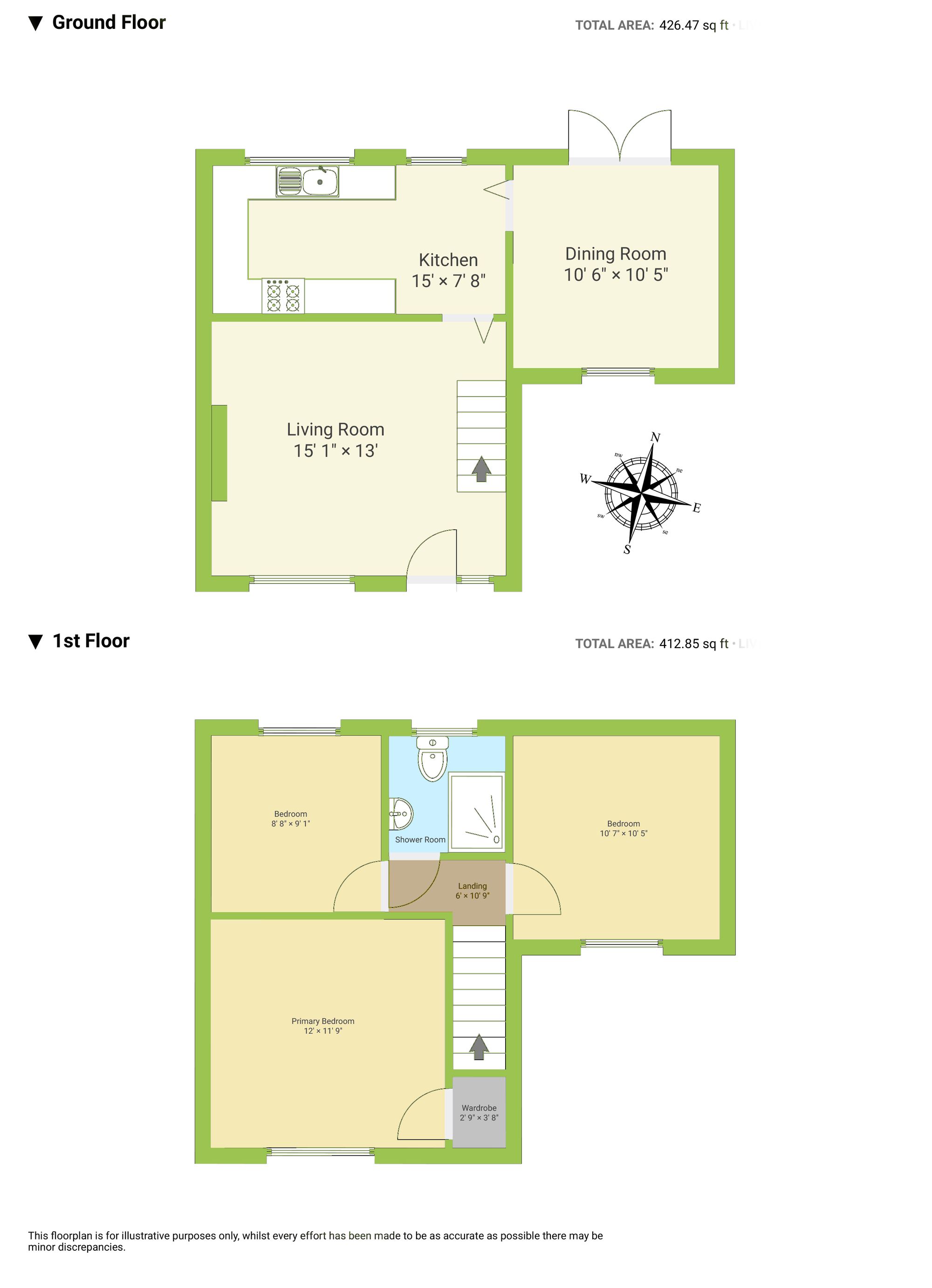 26 Milton Close, Pontypridd floorplan