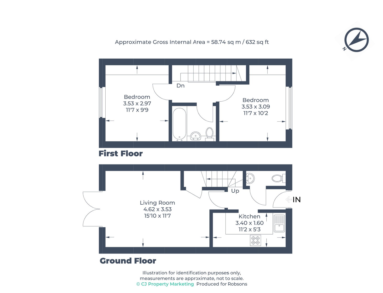 52, Thompson Way, Rickmansworth floorplan