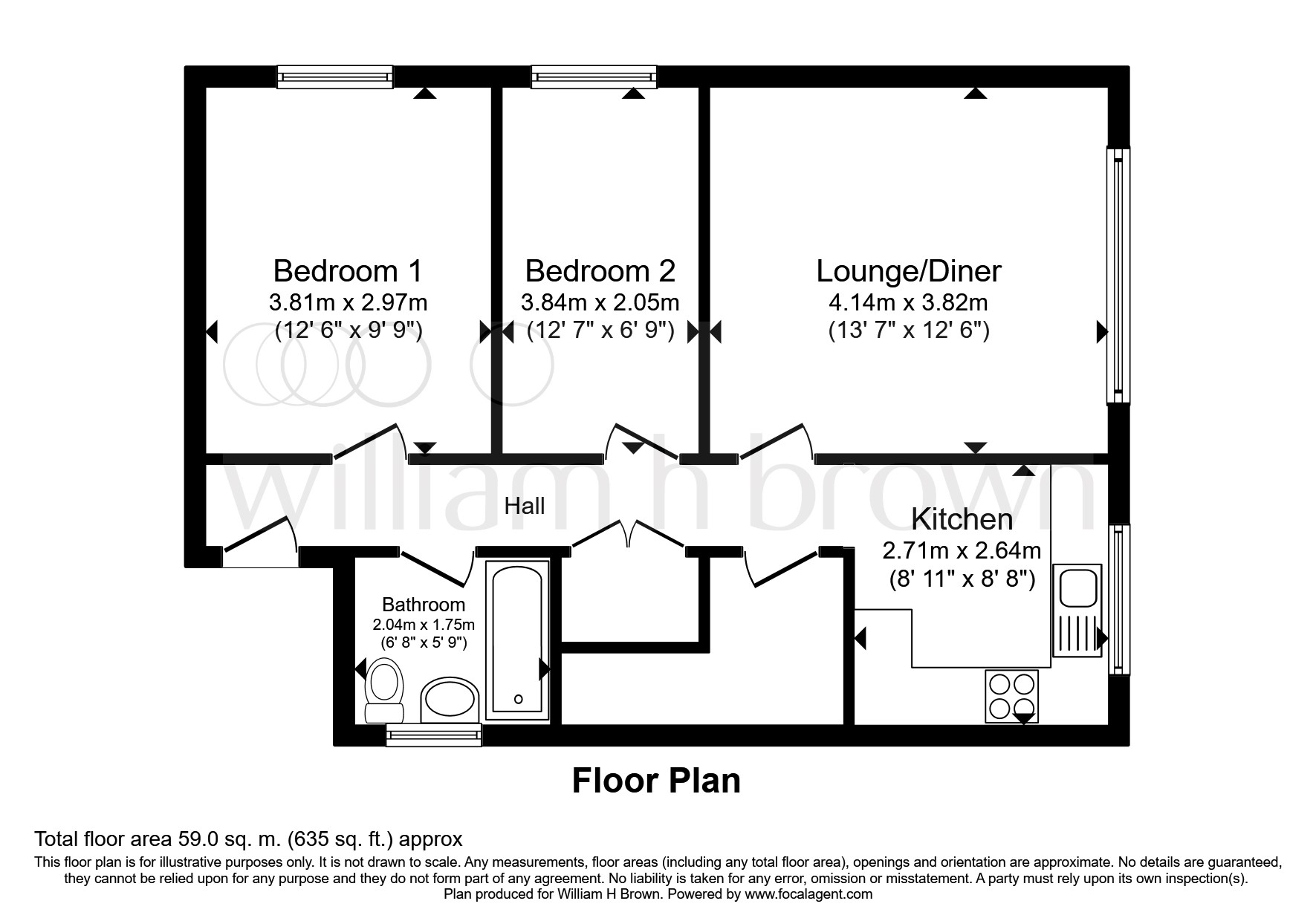 2 Bedrooms Flat for sale in Aldbury Grove, Welwyn Garden City AL7