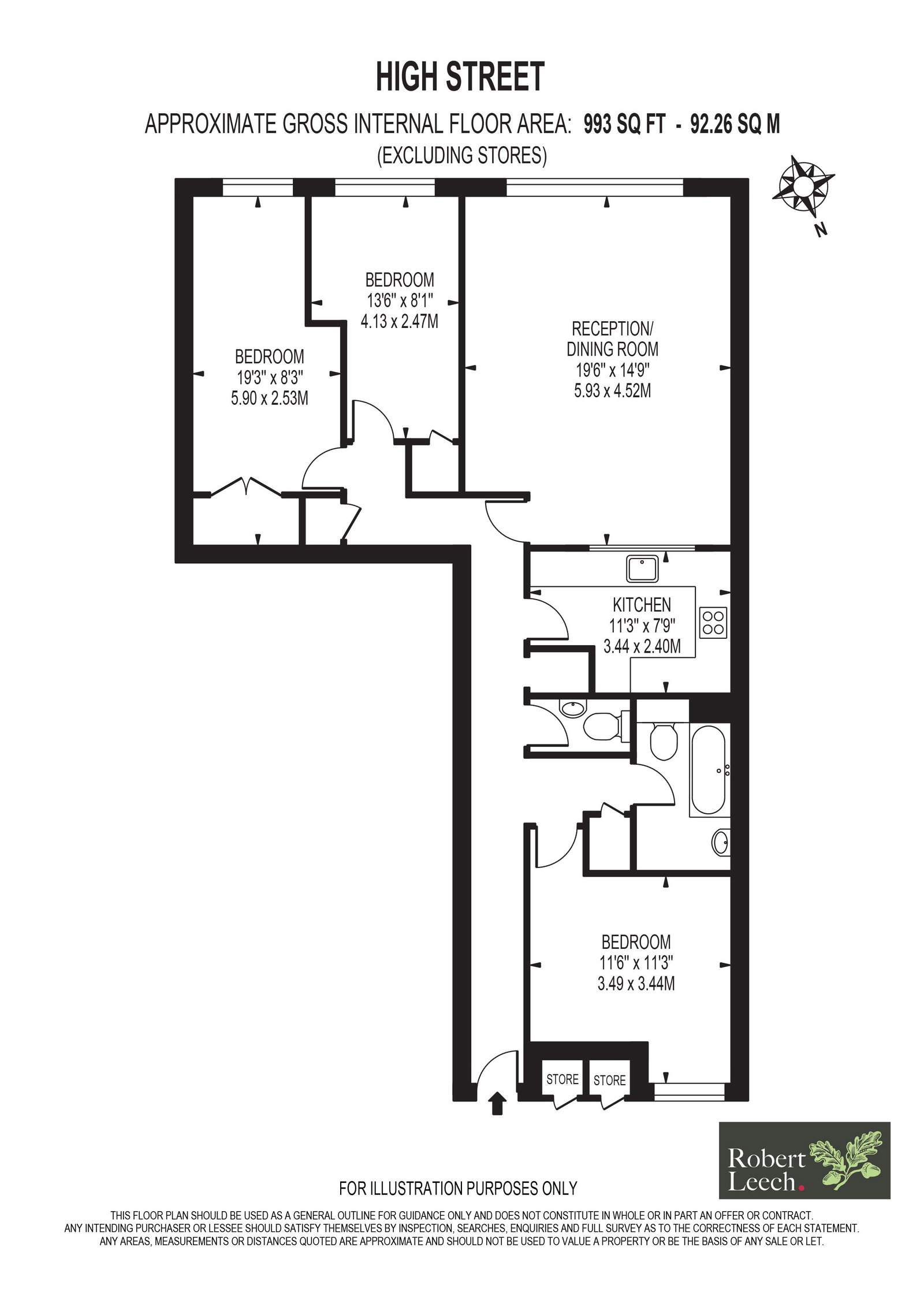 37, High Street, Lingfield floorplan