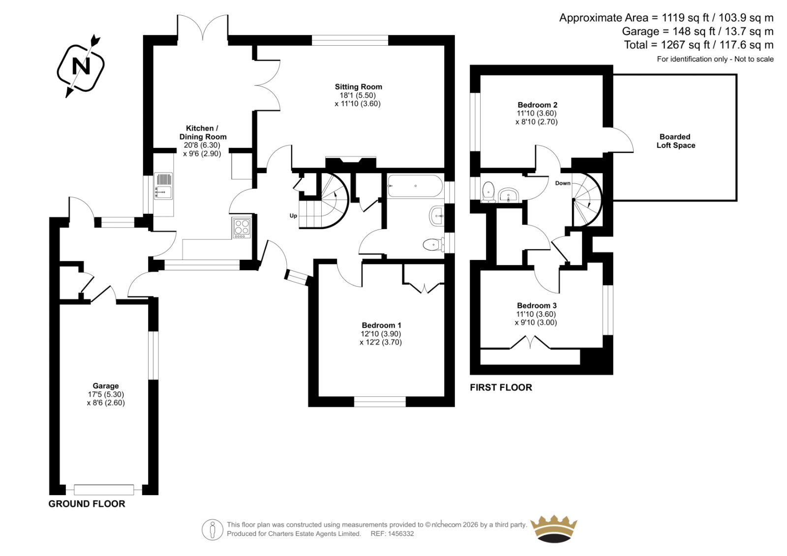 47, West Way, Worthing floorplan