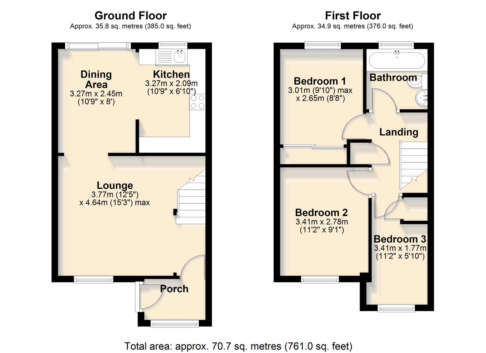 4, Elizabeth Close, Ivybridge floorplan
