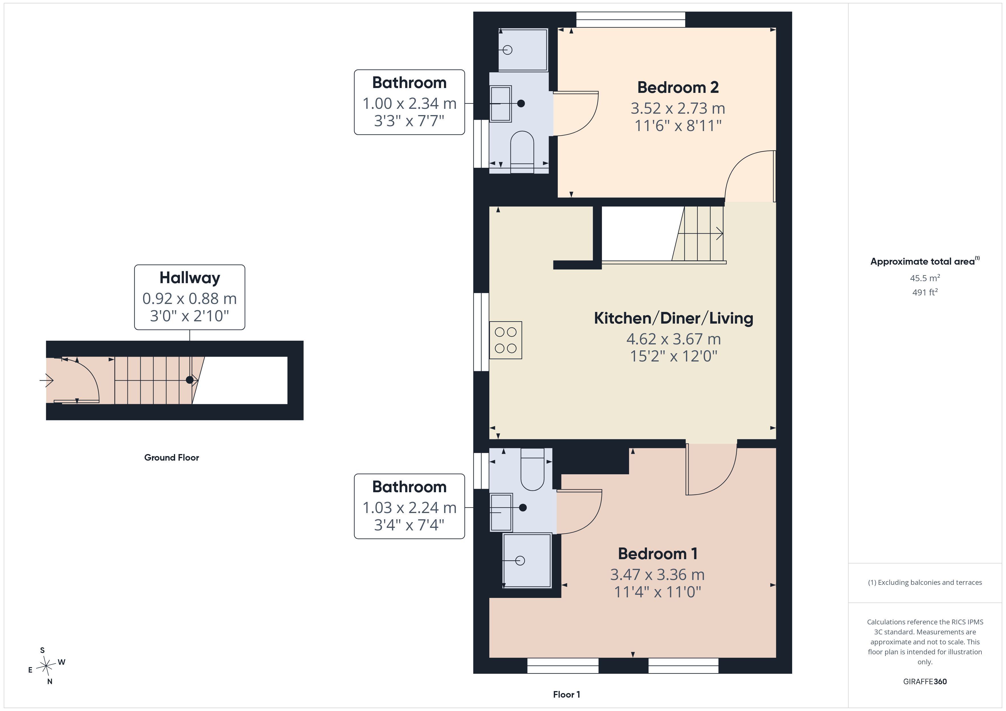 Staines Road West, Surrey floorplan