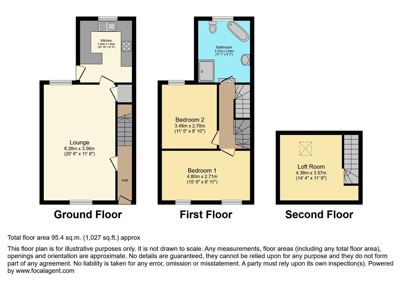 49, Hunter Street, Neath floorplan