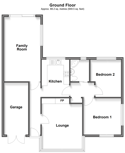Redlake Road, Freshwater floorplan