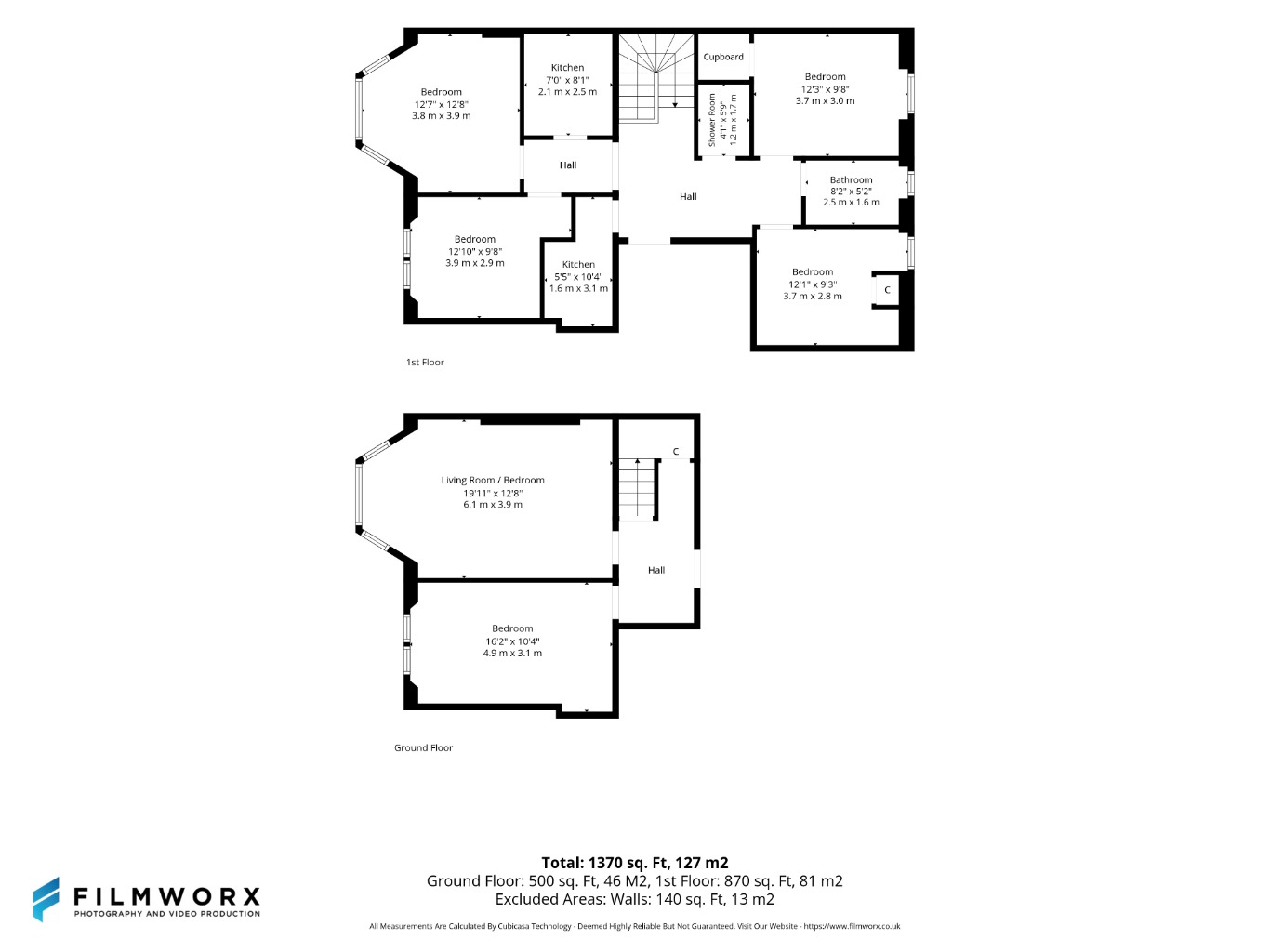 Flat 0/1, 10 Kersland Street, Glasgow G12 8BL, Glasgow floorplan