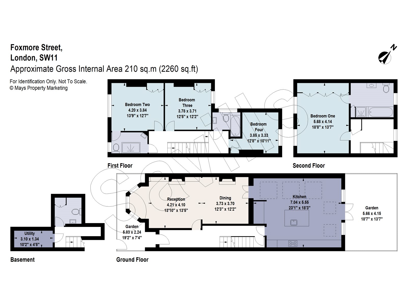3, Foxmore Street, London floorplan