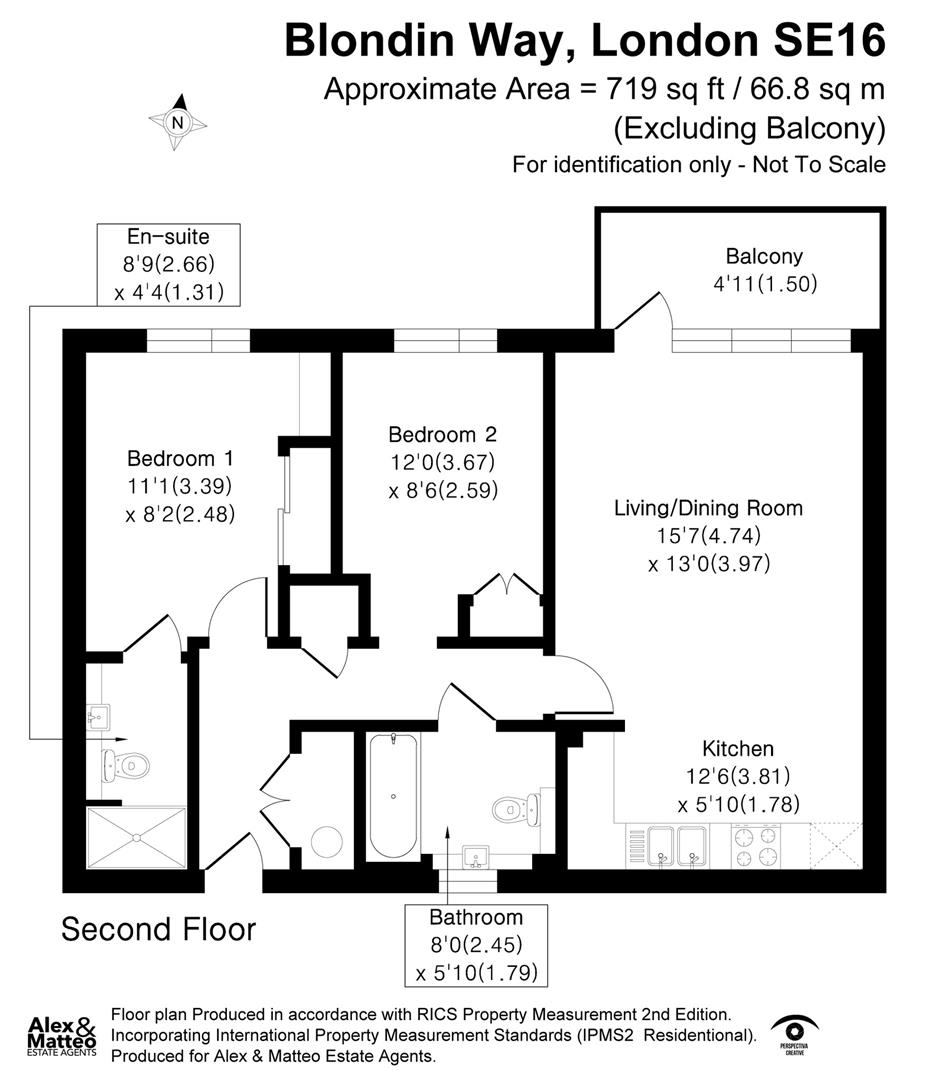 23 Bluebell House, 8, Blondin Way, Canada Water floorplan