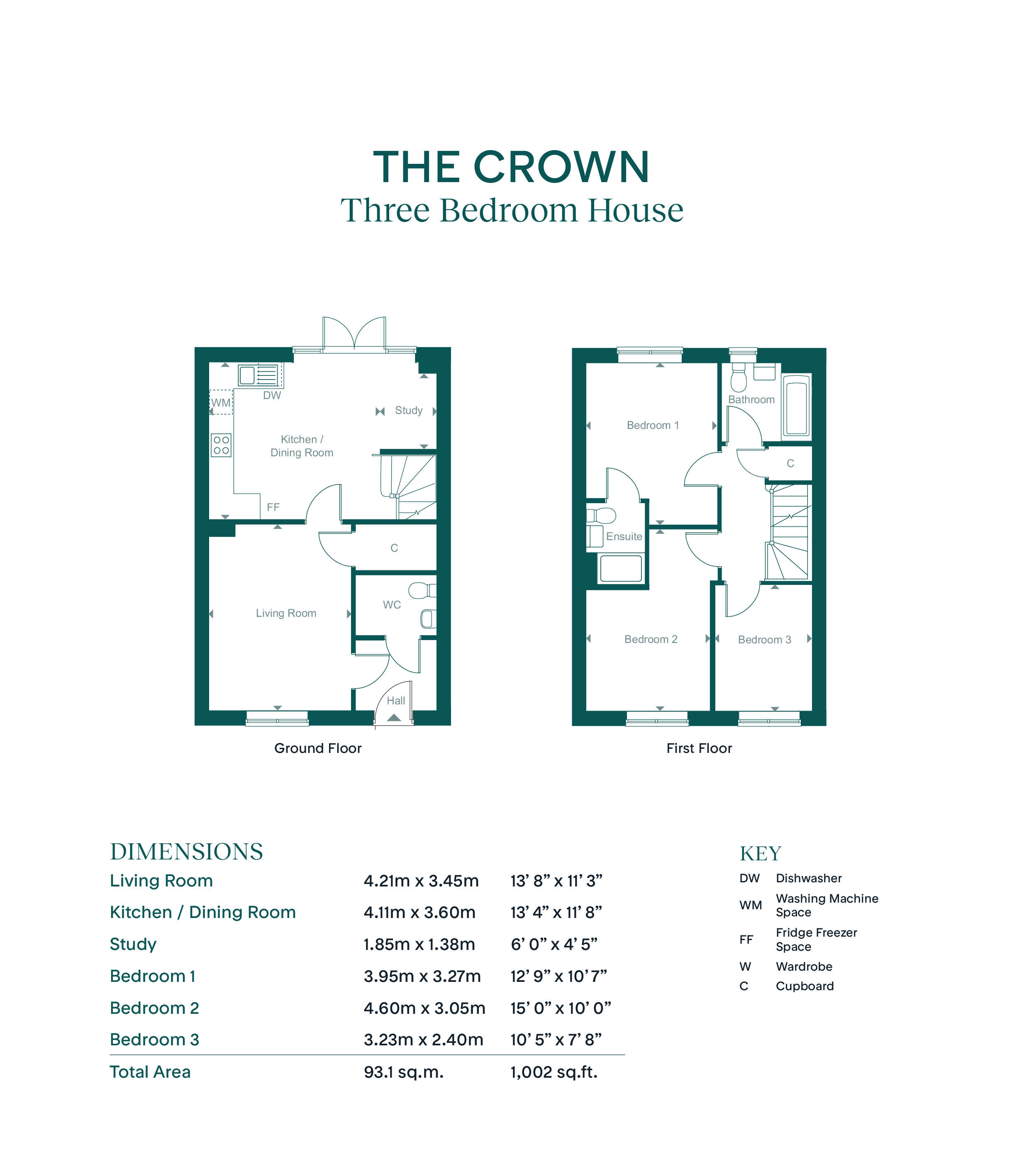 28 Easterside Avenue - Crown RL, Leaf Living at Great Haddon Wood, Peterborough, PE7, Peterborough floorplan