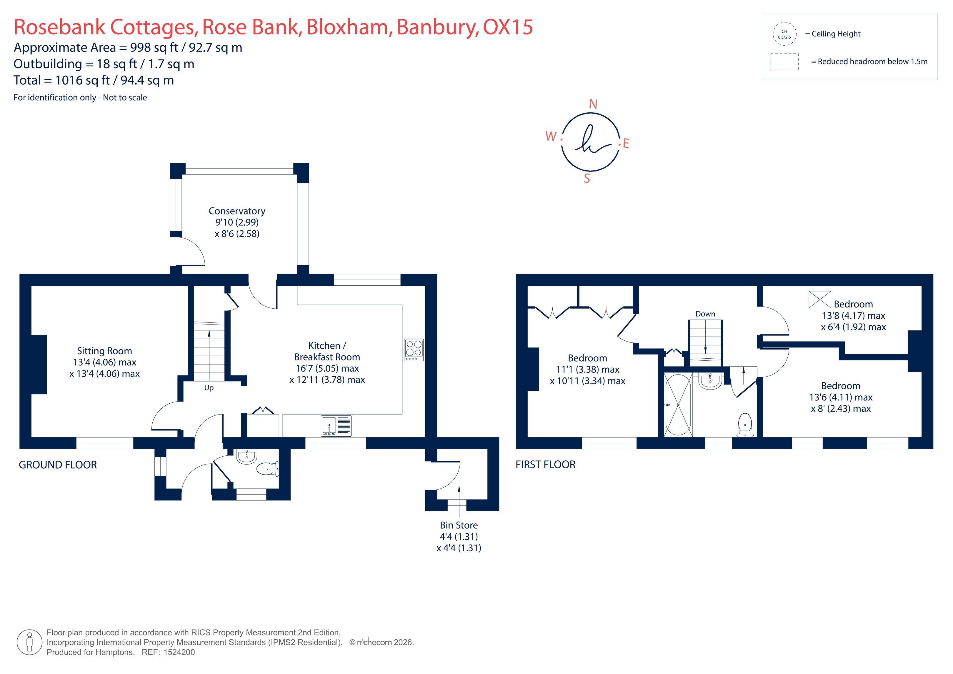 1, Rosebank Cottages, Rose Bank, Bloxham floorplan