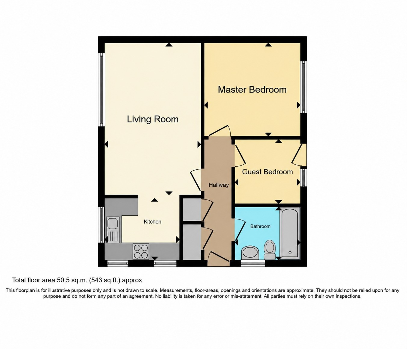 8 St. Georges Road, Looe, Cornwall floorplan