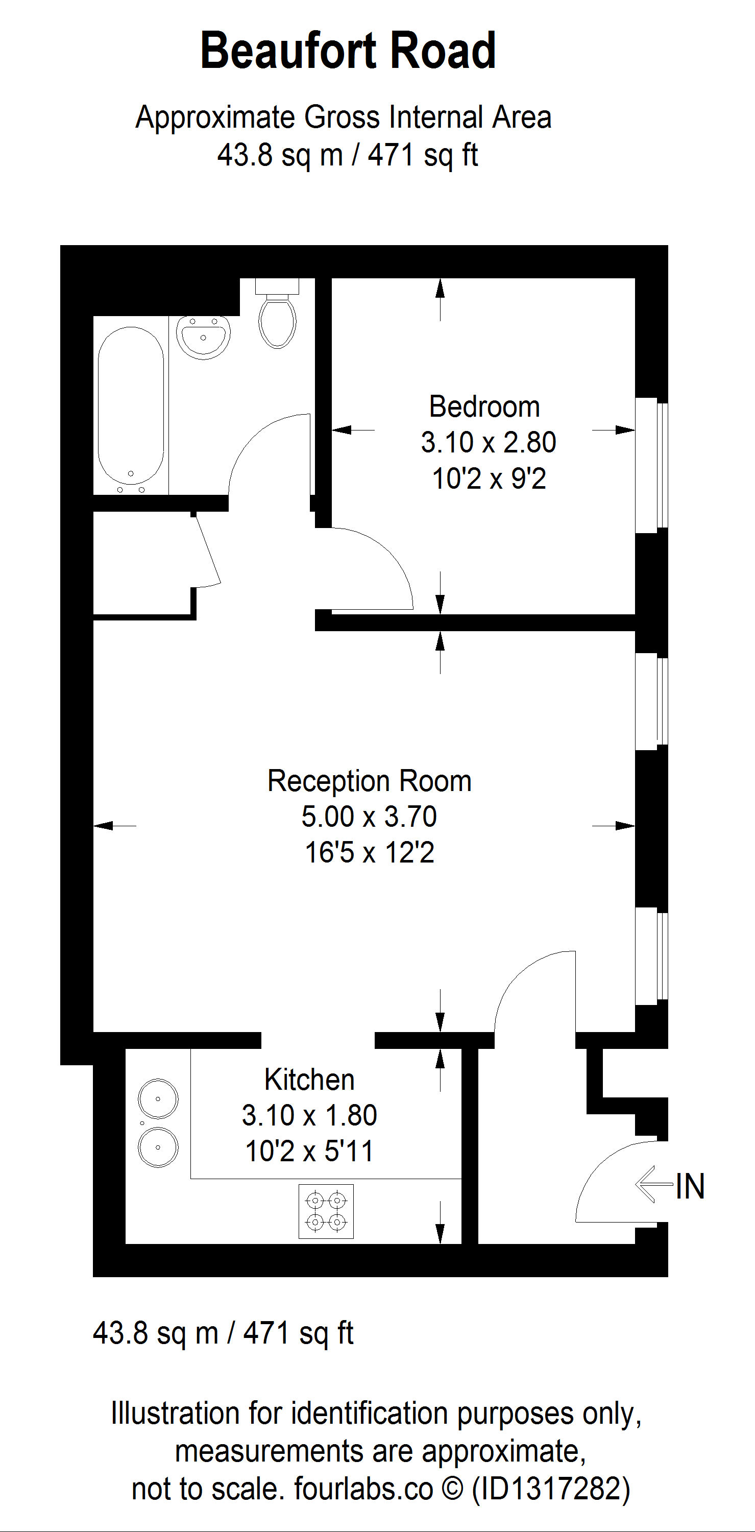 44,, Beaufort Road, St Margarets Village floorplan