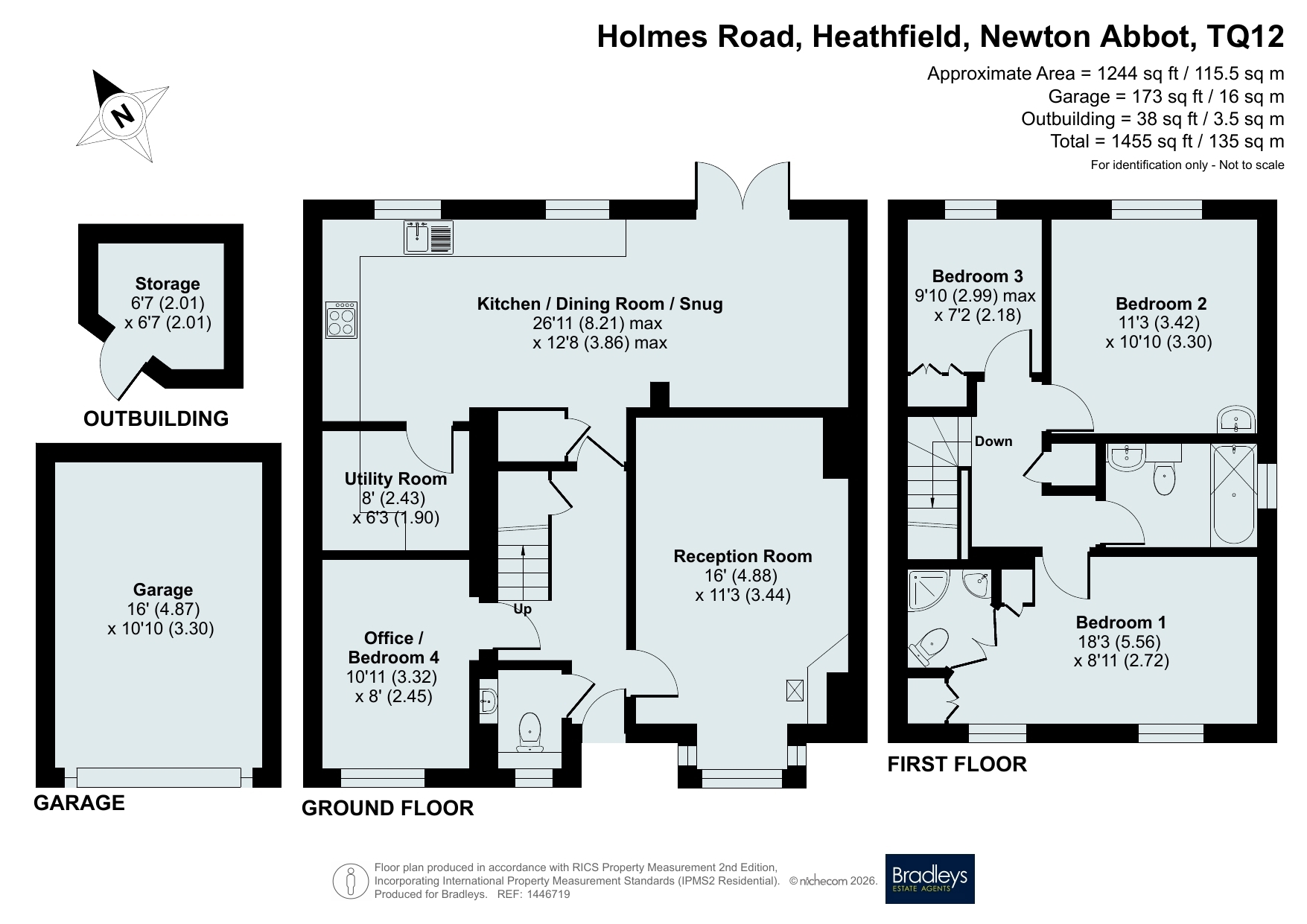 8, Holmes Road, Newton Abbot floorplan