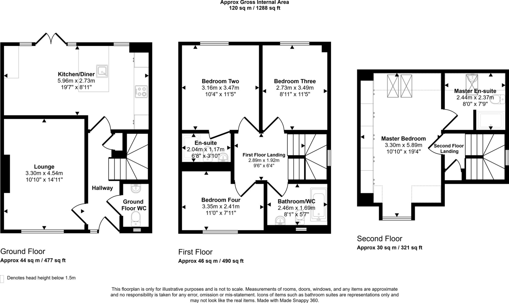 39 Cornmill Crescent, Newcastle Upon Tyne floorplan