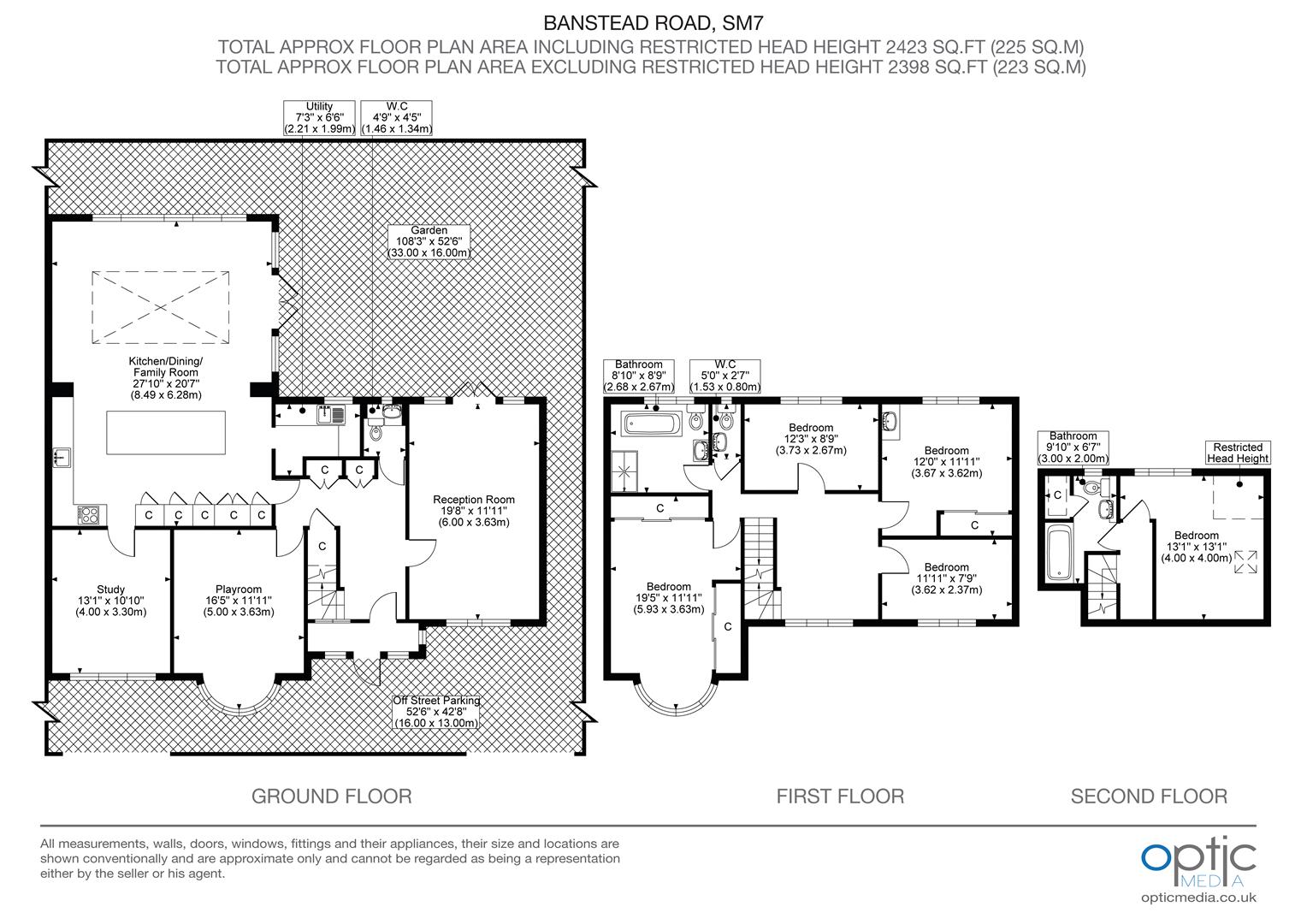 193, Banstead Road, Banstead floorplan