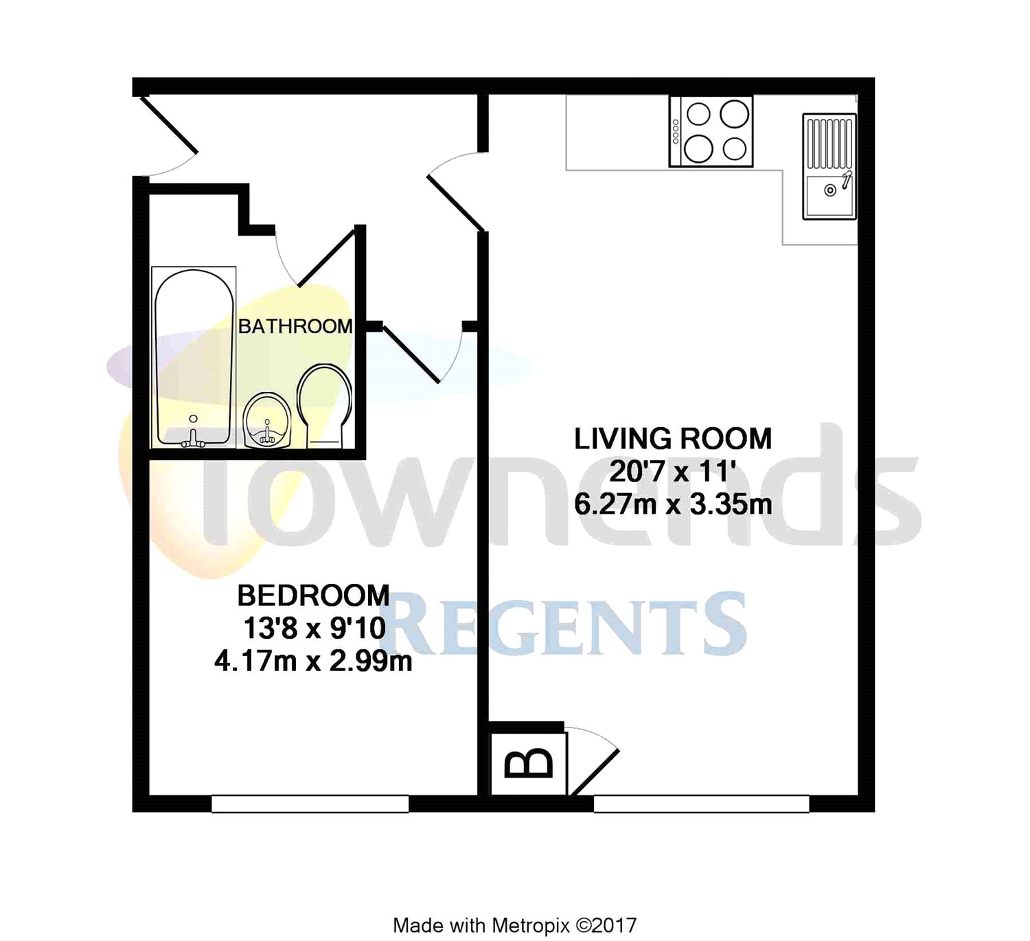 1 Bedrooms Flat to rent in Maynard Court, Rosefield Road, Staines-Upon-Thames, Surrey TW18