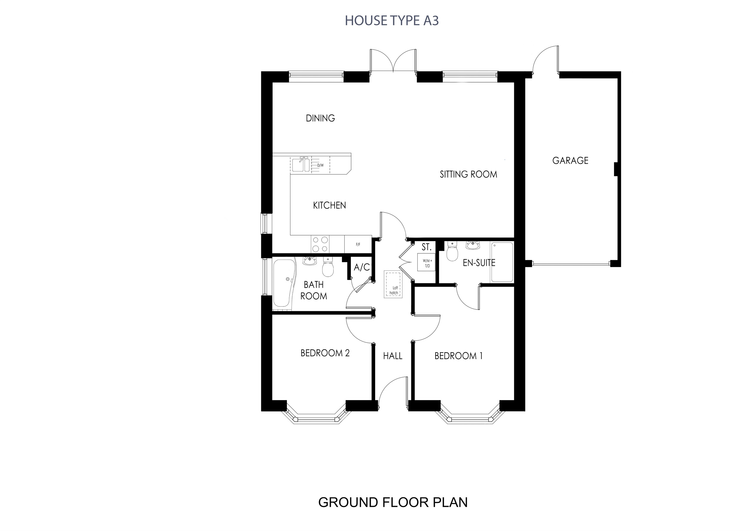 Beatrice Road, Kettering NN16, 2 bedroom detached bungalow for sale