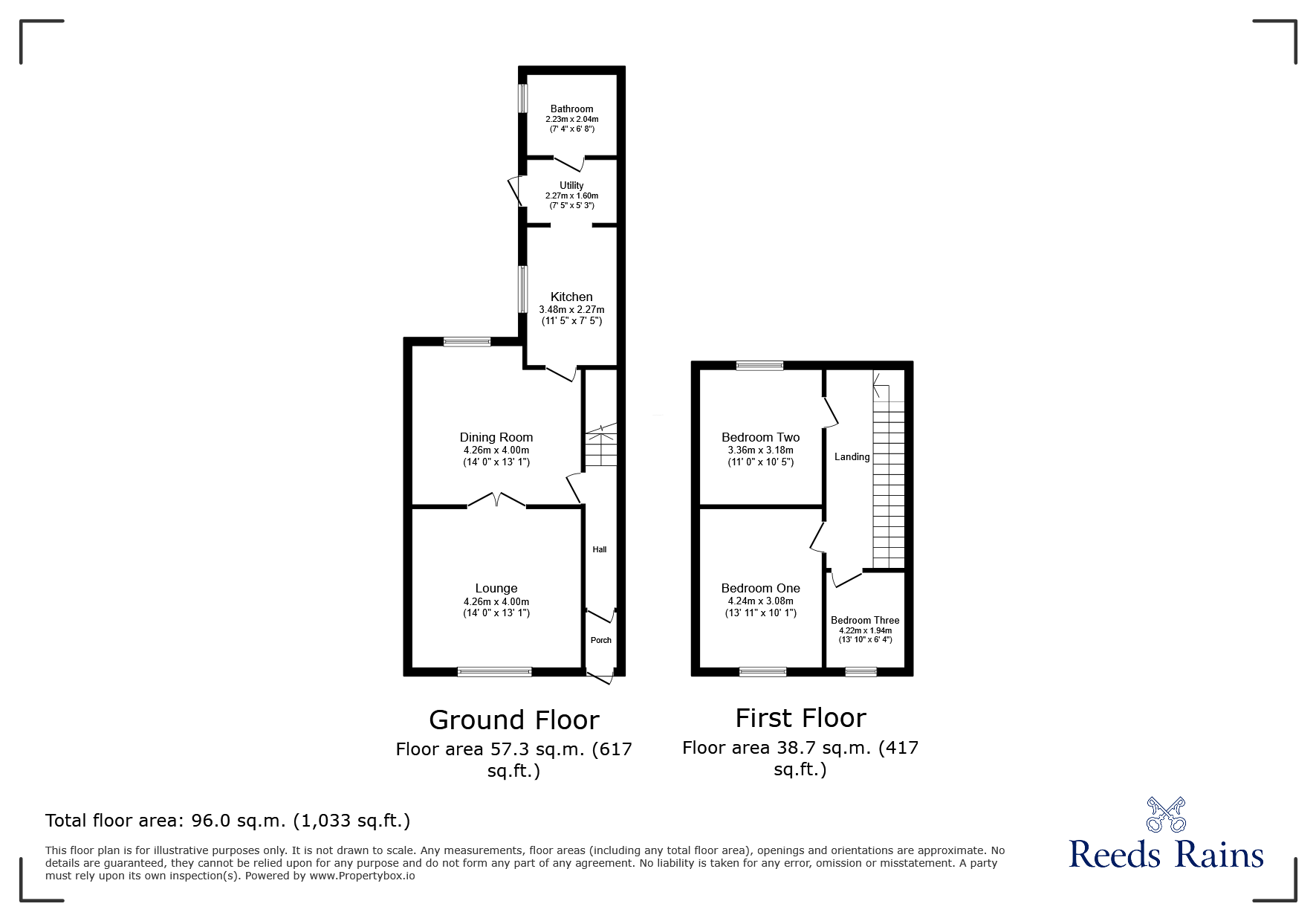 7, Clark Terrace, Durham floorplan