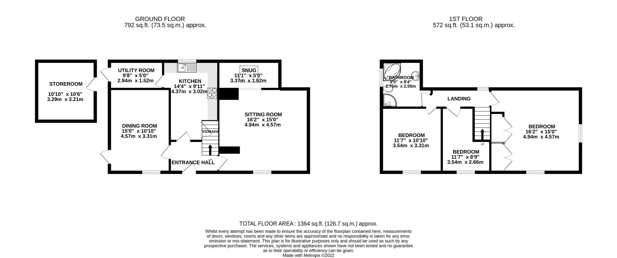 Owl End Cottage, Chapel Lane, Tewkesbury floorplan