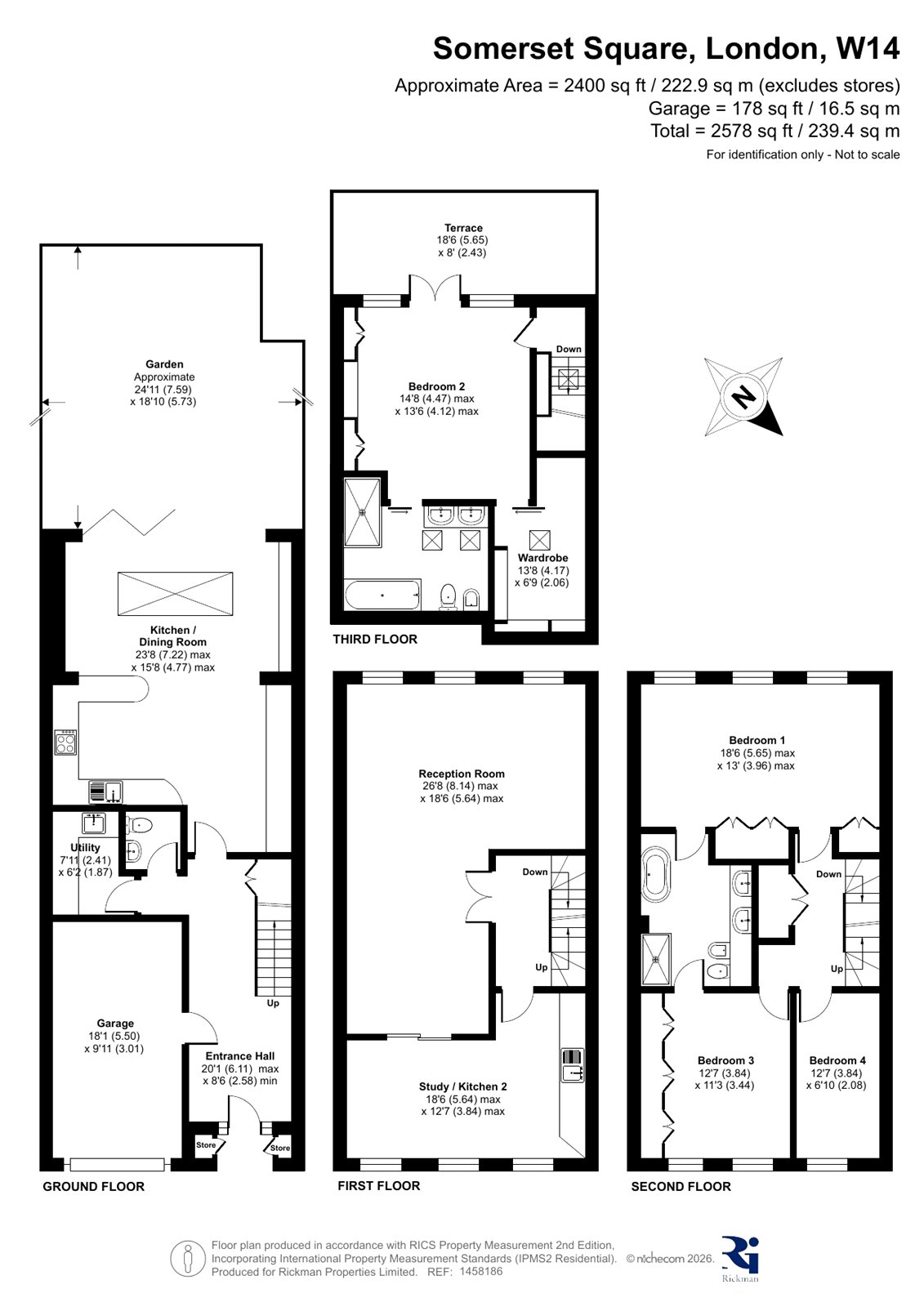9, Somerset Square, London floorplan