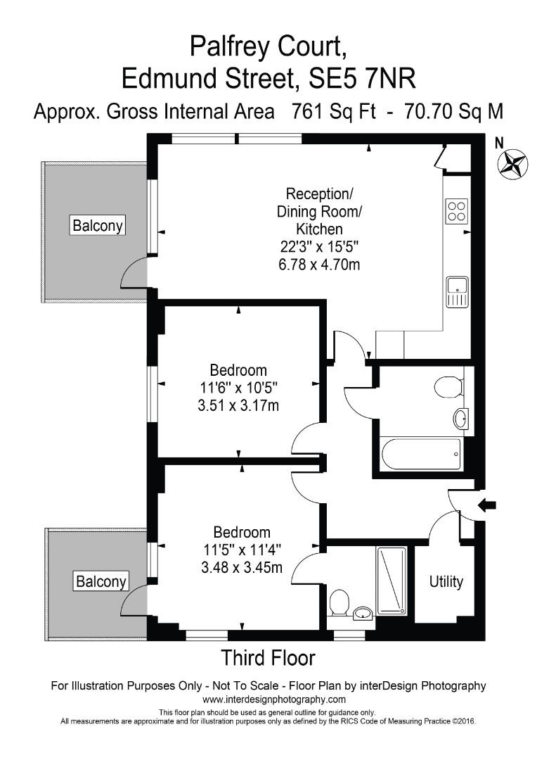 Edmund Street, London, SE5 floorplan