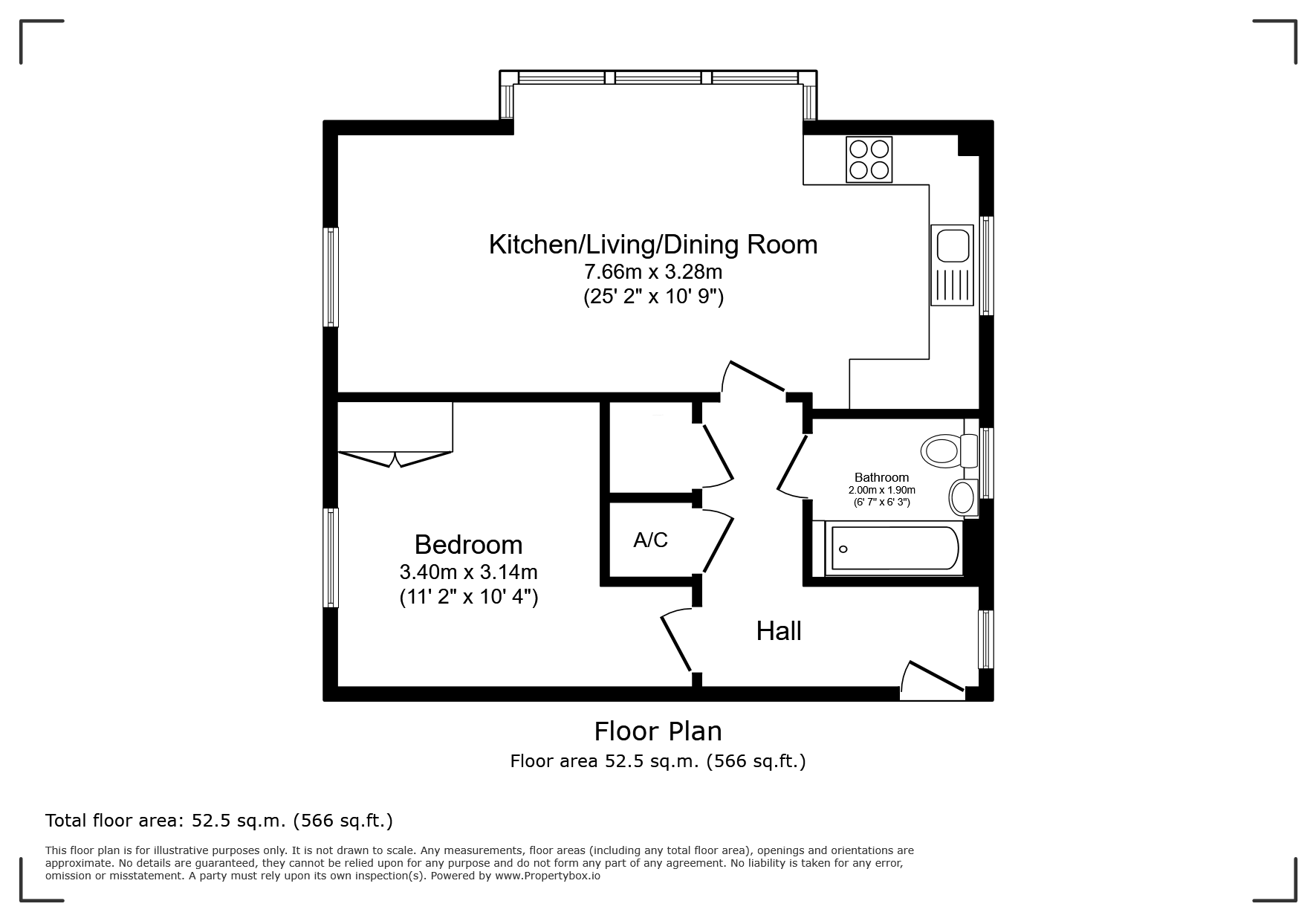 Flat 5, 6, Cirrus Close, Aldershot floorplan