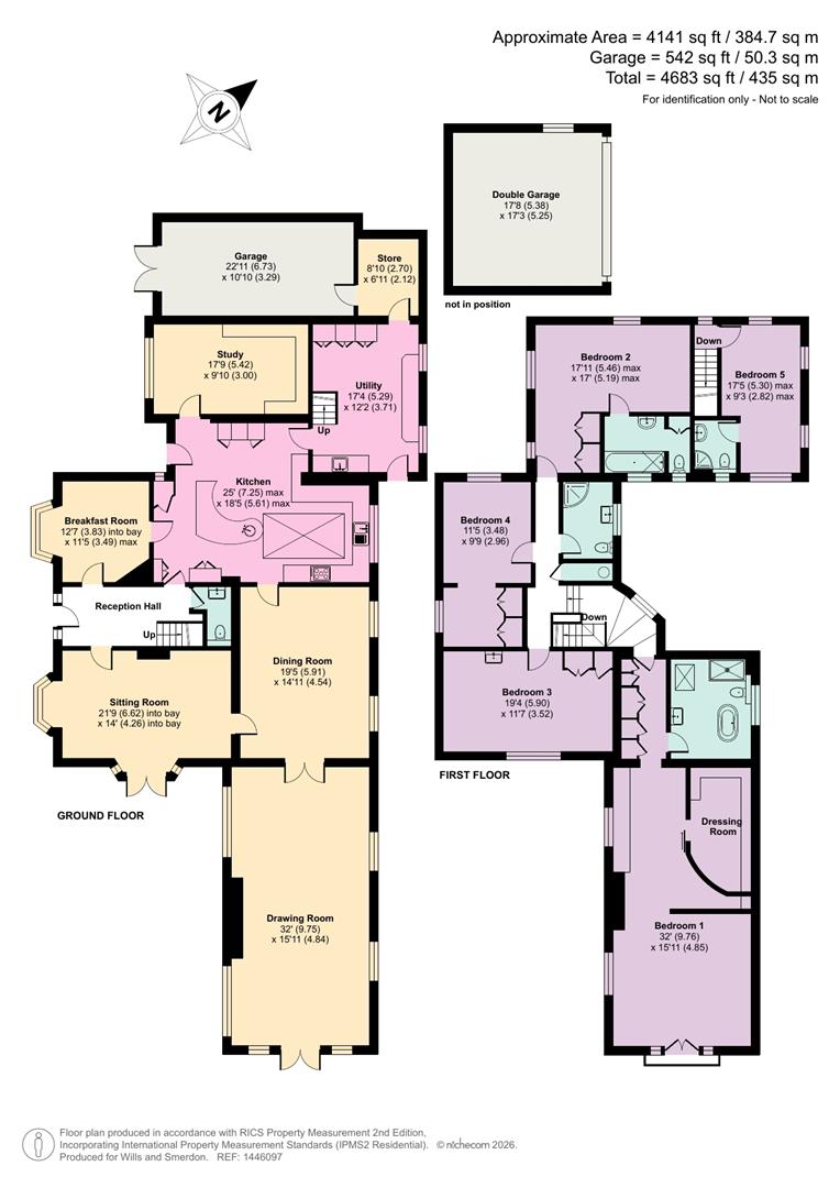 Rosehill,, Off Ockham Road South, East Horsley floorplan