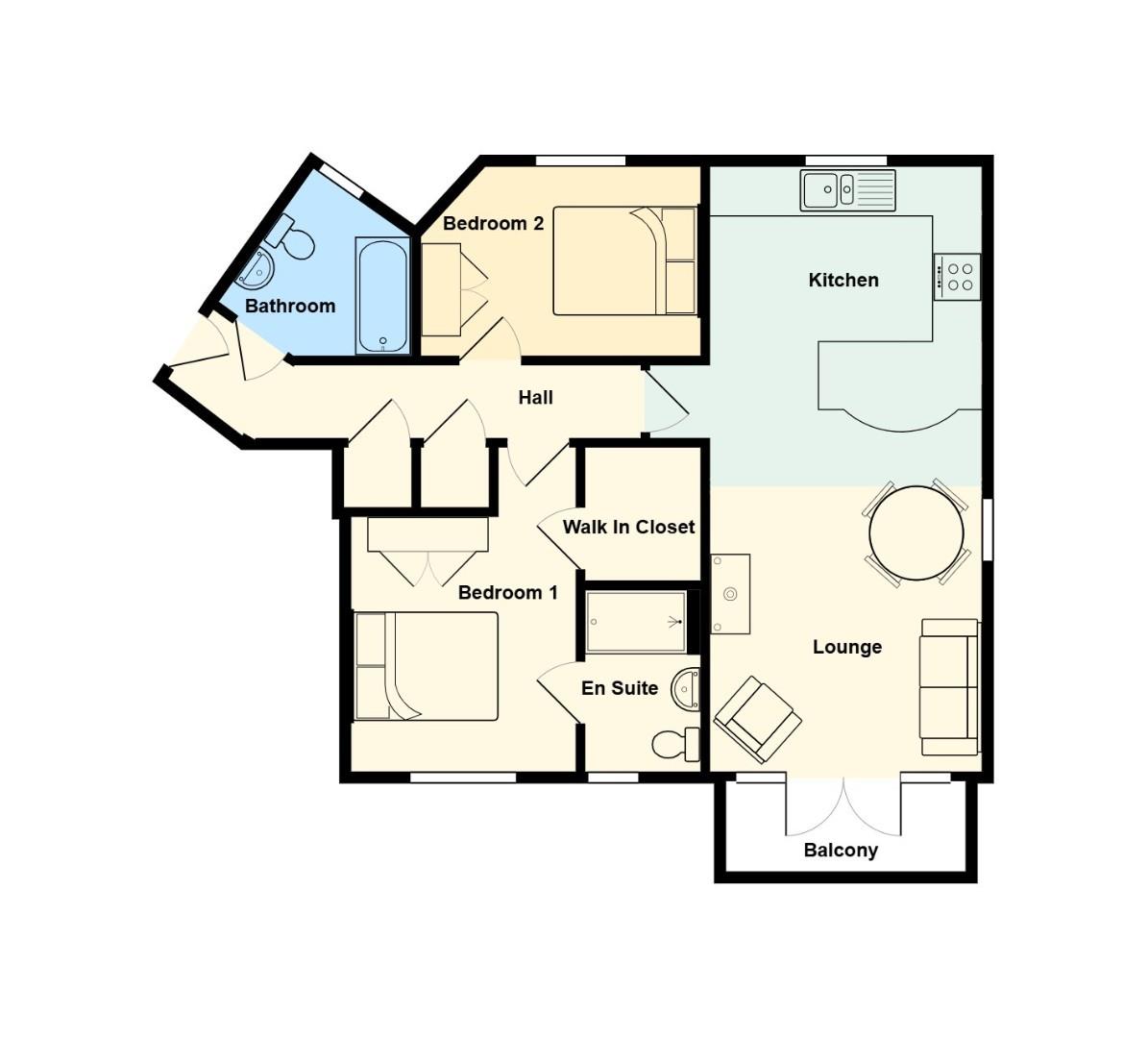 77, Burford Gardens, Cardiff floorplan
