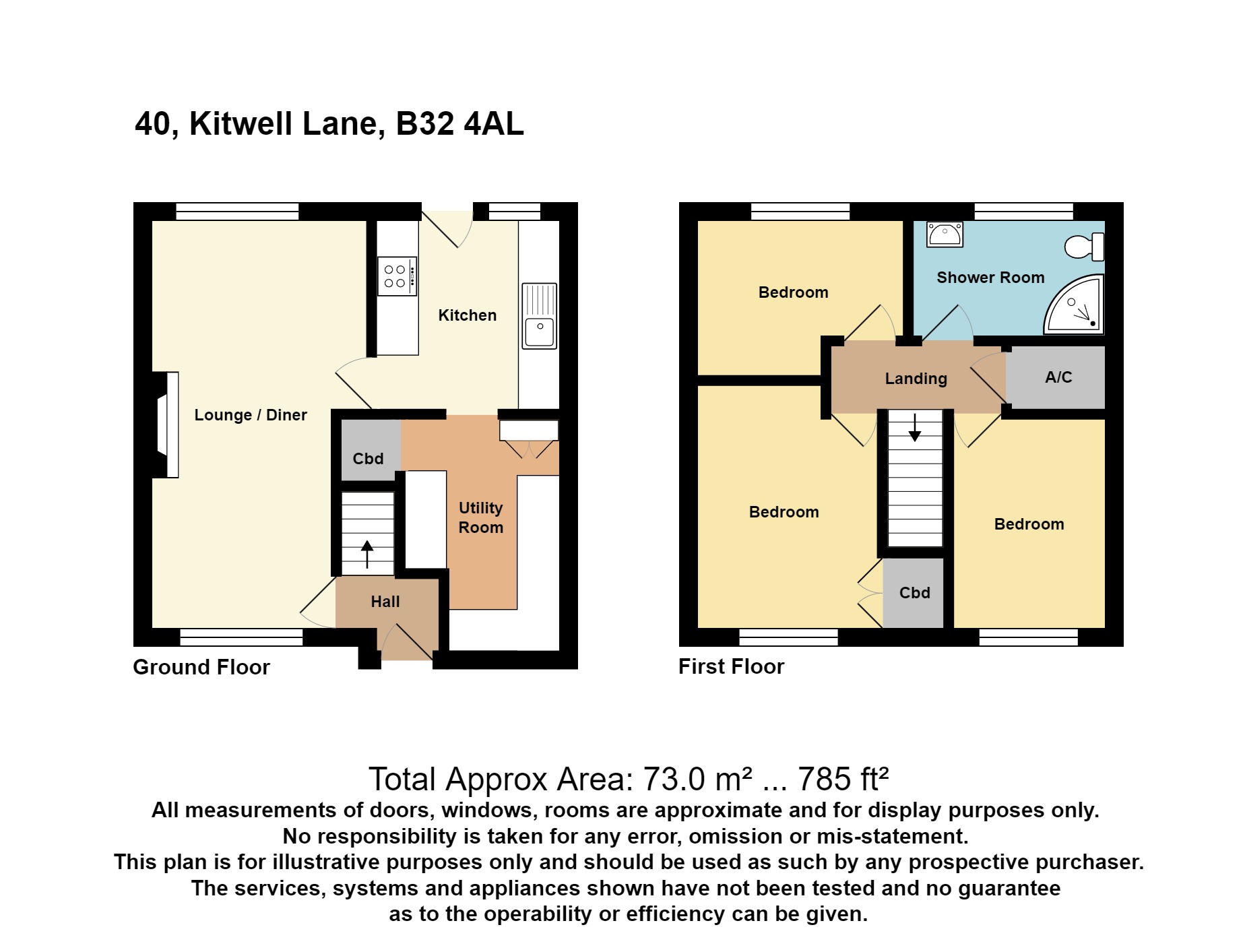 Kitwell Lane, Bartley Green, Birmingham B32, 3 bedroom end terrace
