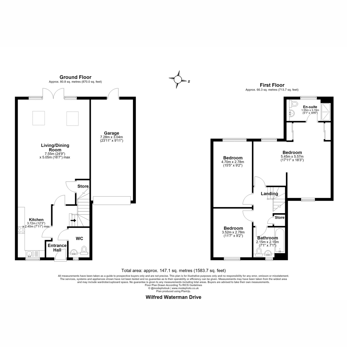 Wilfred Waterman Drive, Chelmsford floorplan