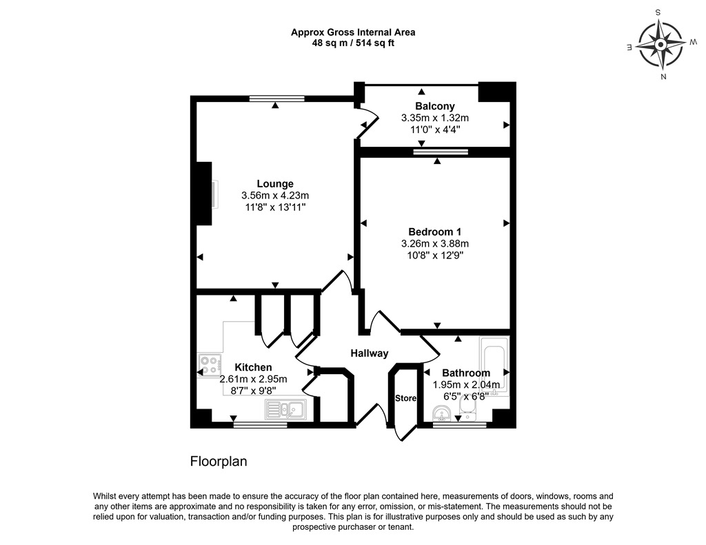 15 Newtown Buildings, Newtown Road, Bedworth floorplan