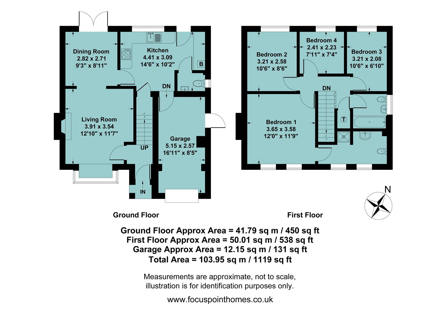 36, Winchester Close, Banbury floorplan