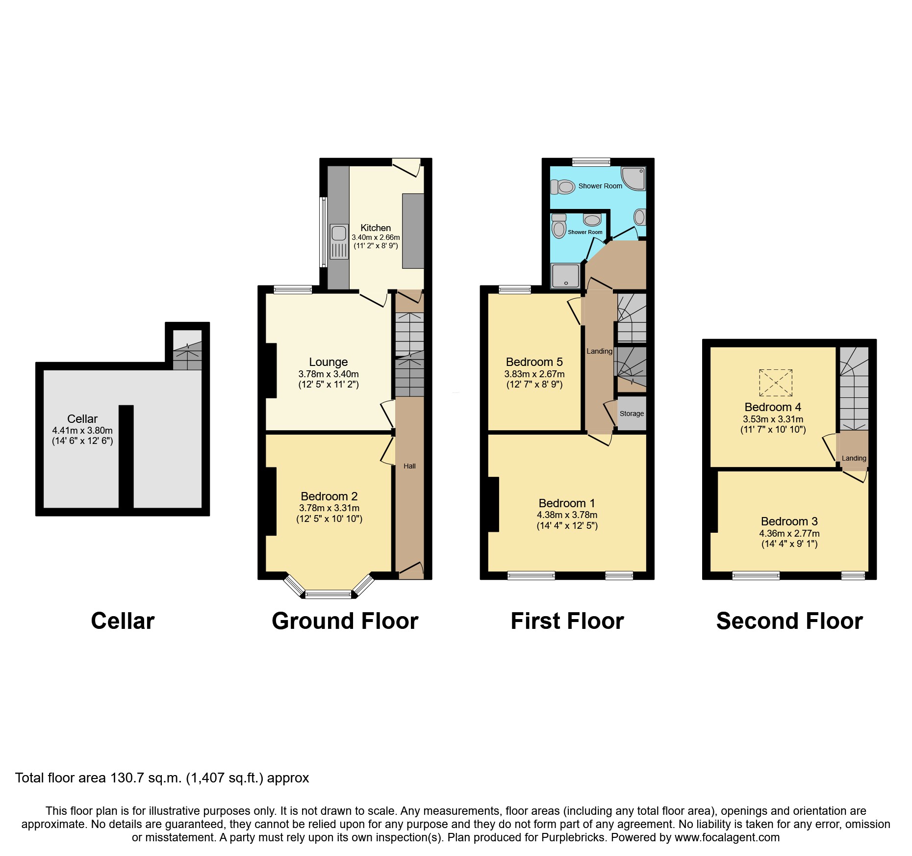 106, Radford Boulevard, Nottingham floorplan