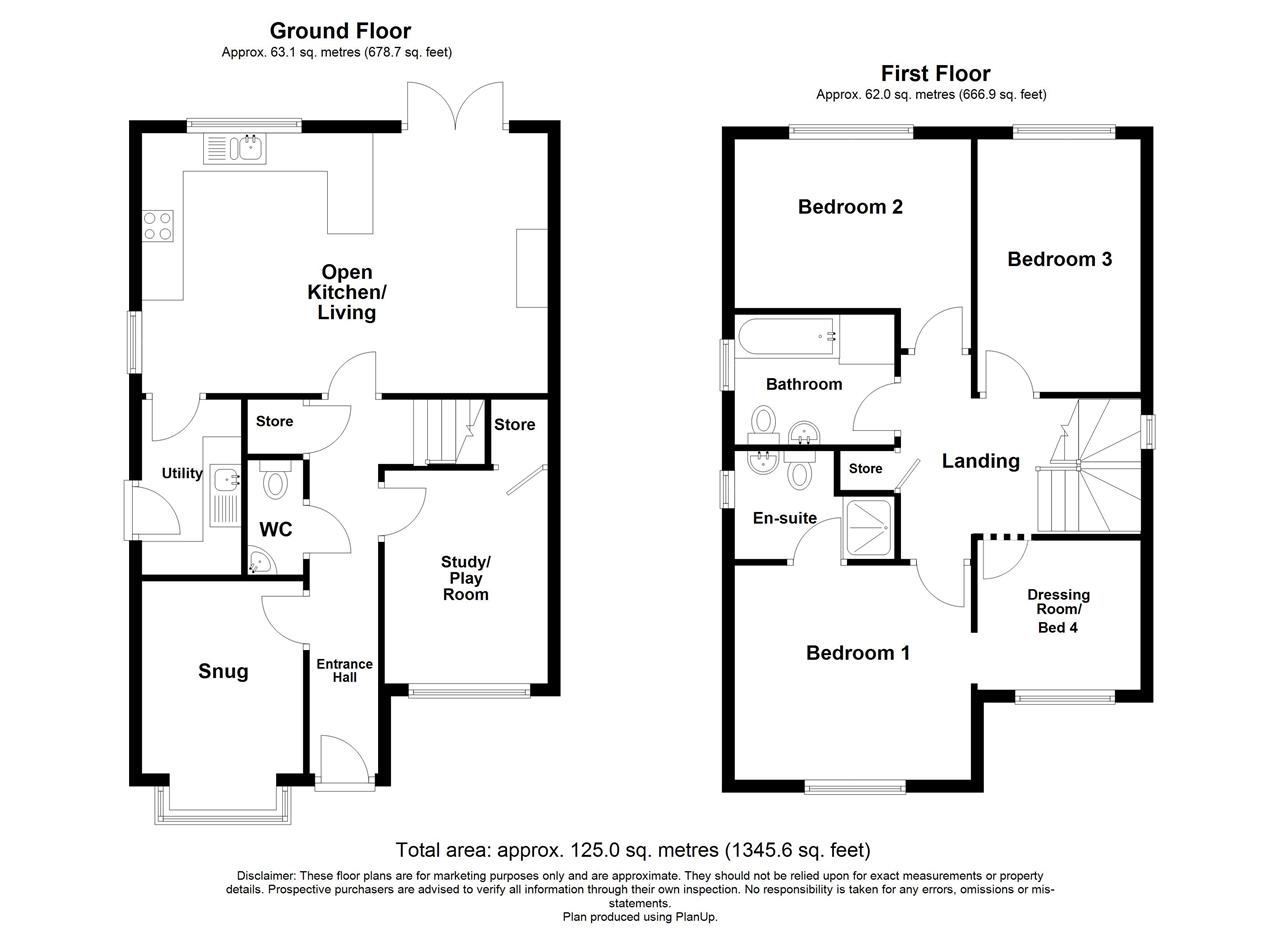 1, Windmill Place, Breadsall, Oakwood floorplan